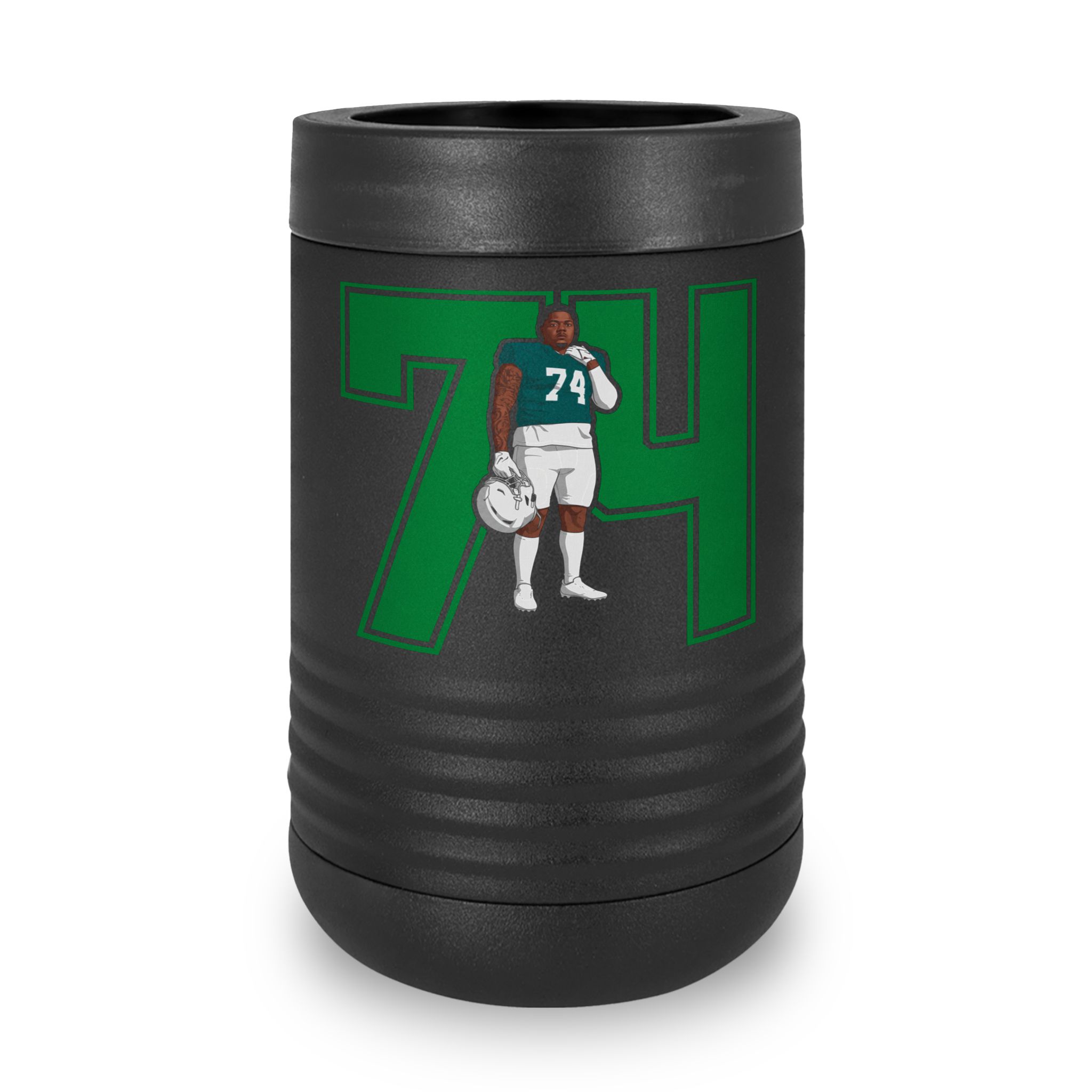 Stainless Can Cooler — character_number in Black
