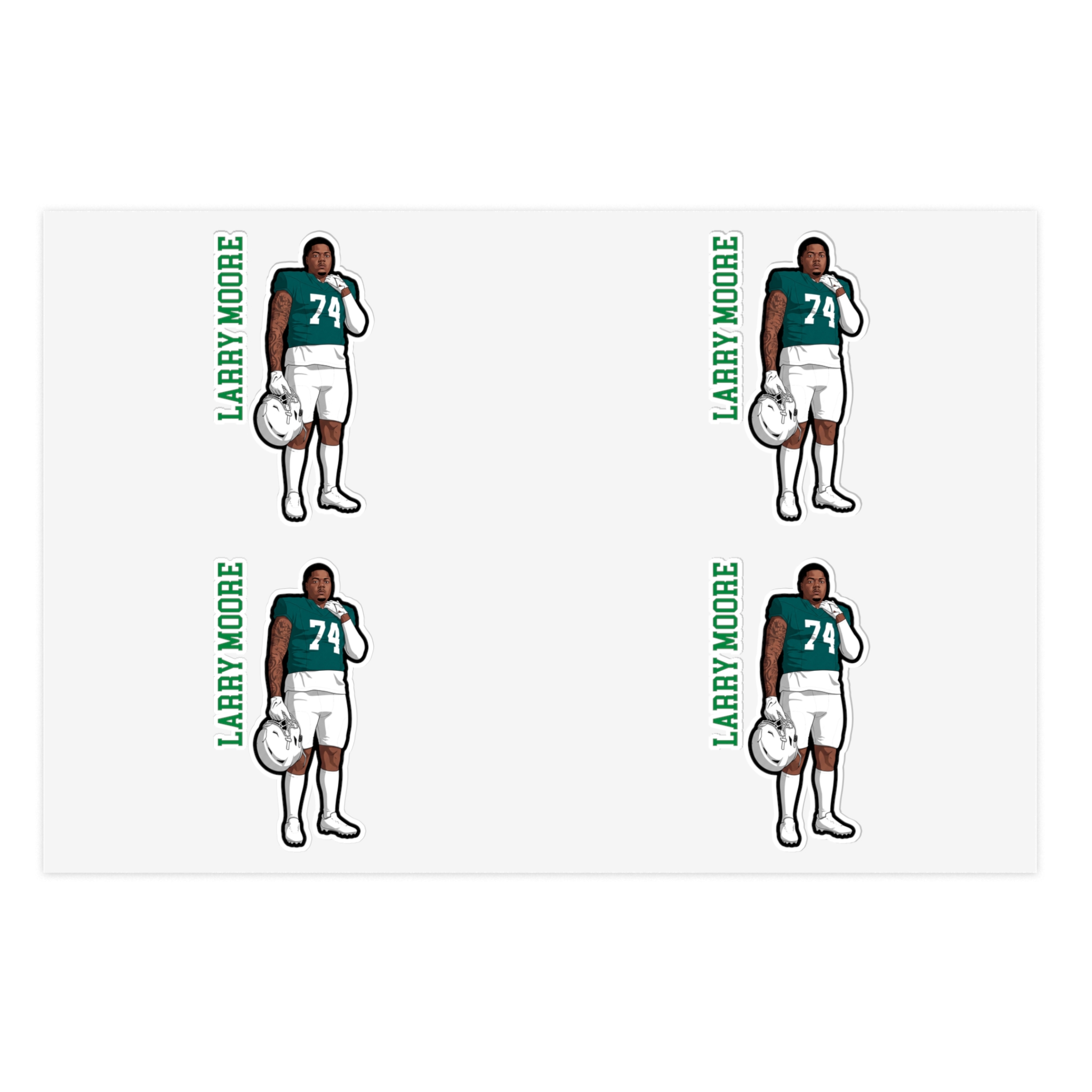 Sticker Sheet — character_name_vertical in Classic