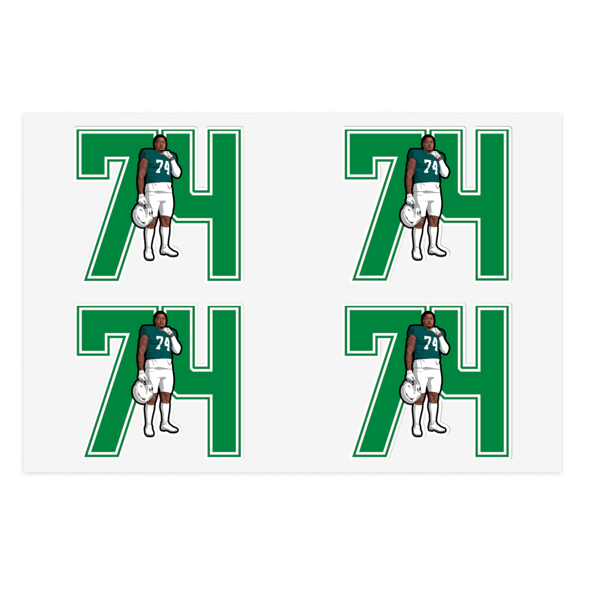 Sticker Sheet — character_number in Classic