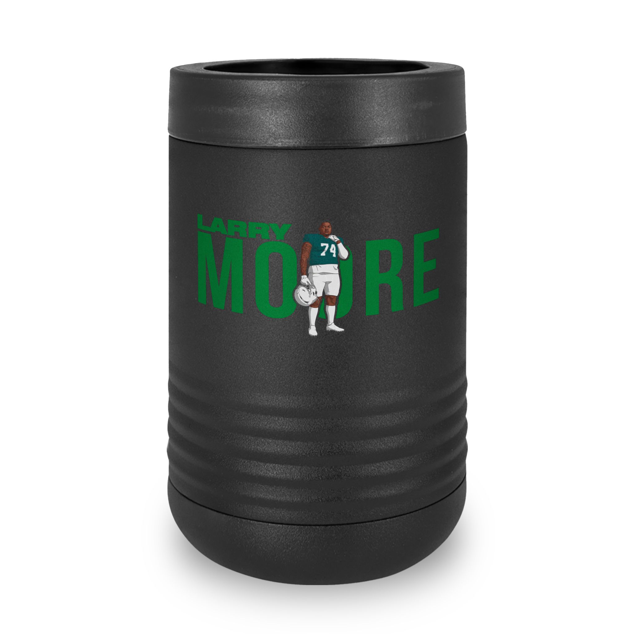 Stainless Can Cooler — character_player_name in Black