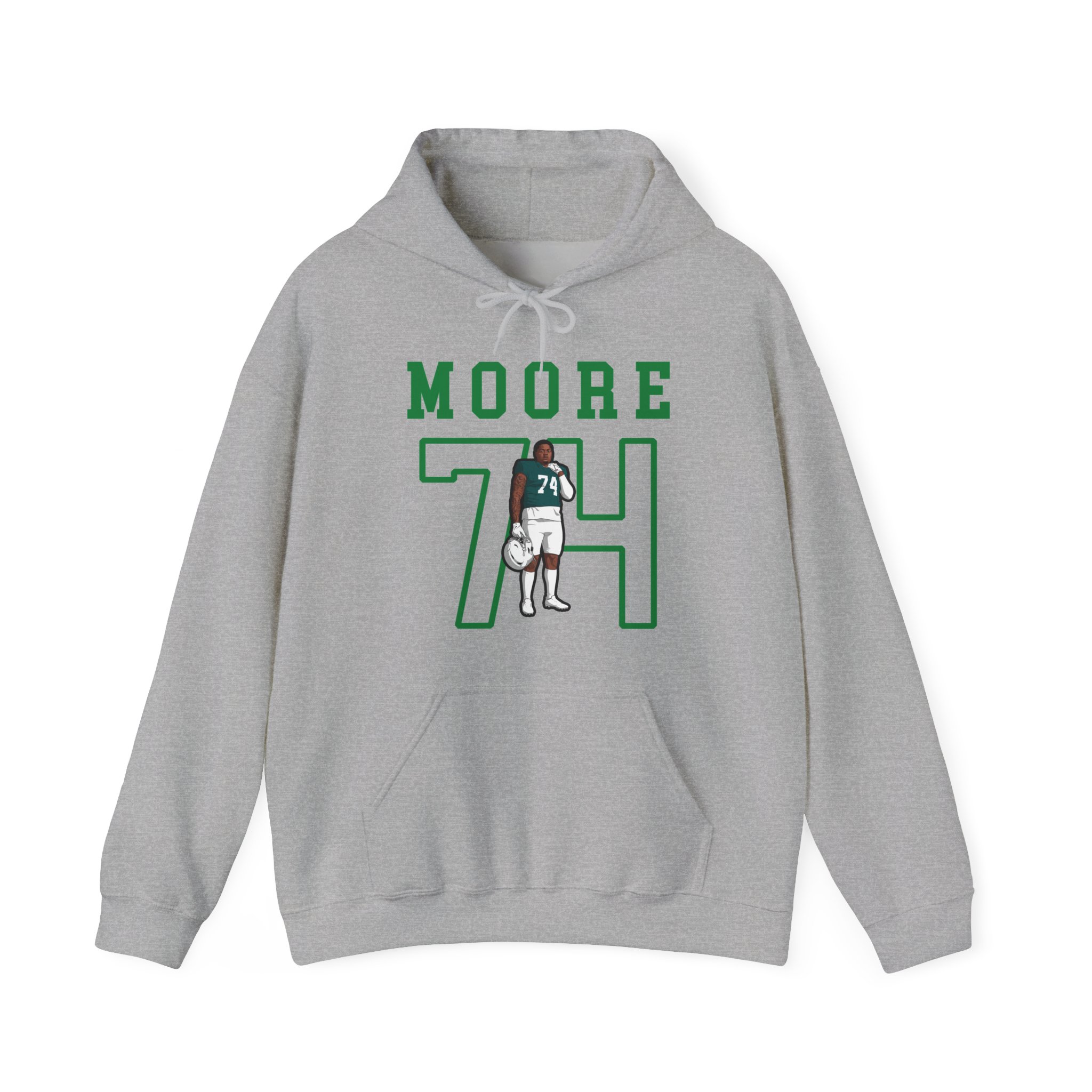 Hoodie — character_shirsey in Grey