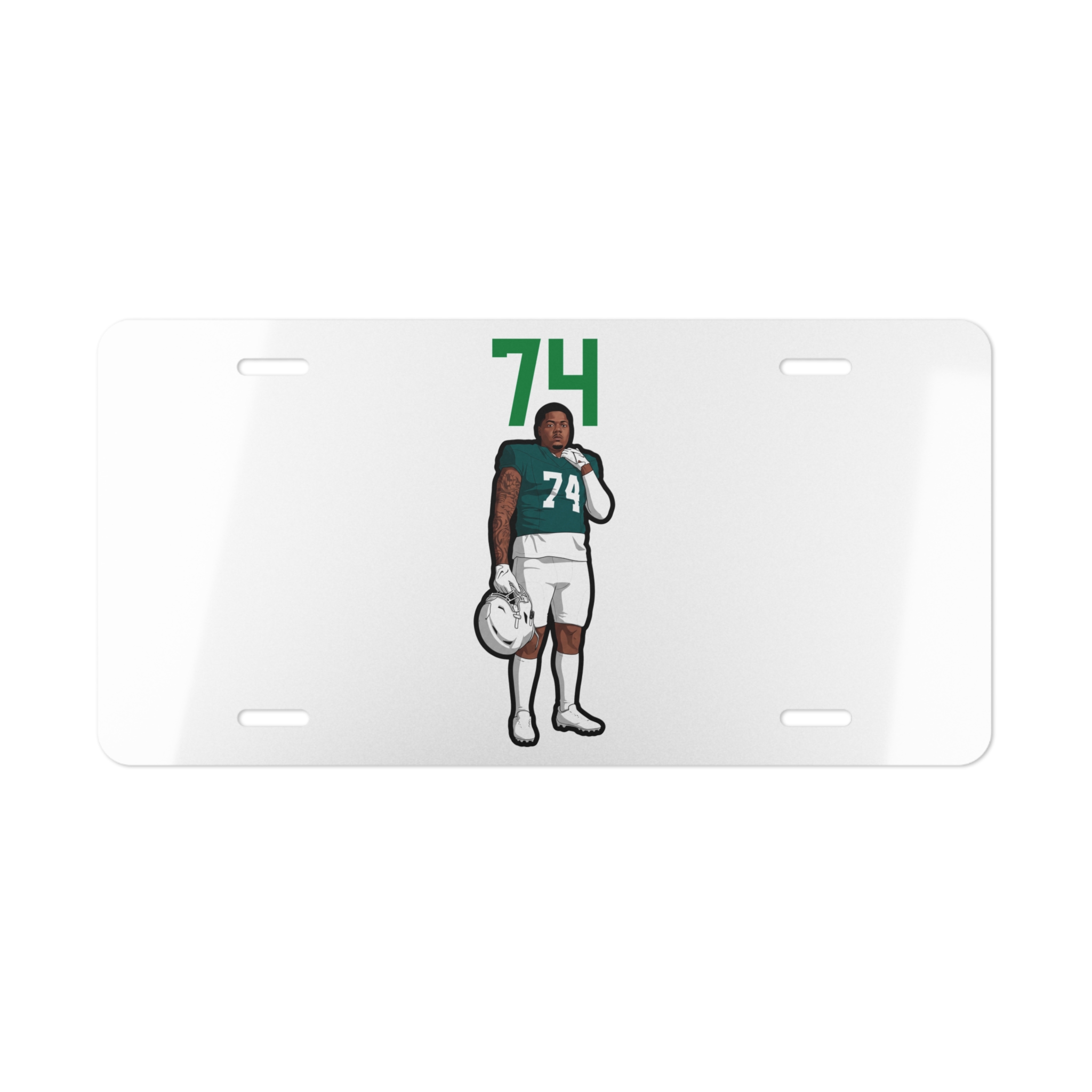 License Plate — character_number_top in Classic