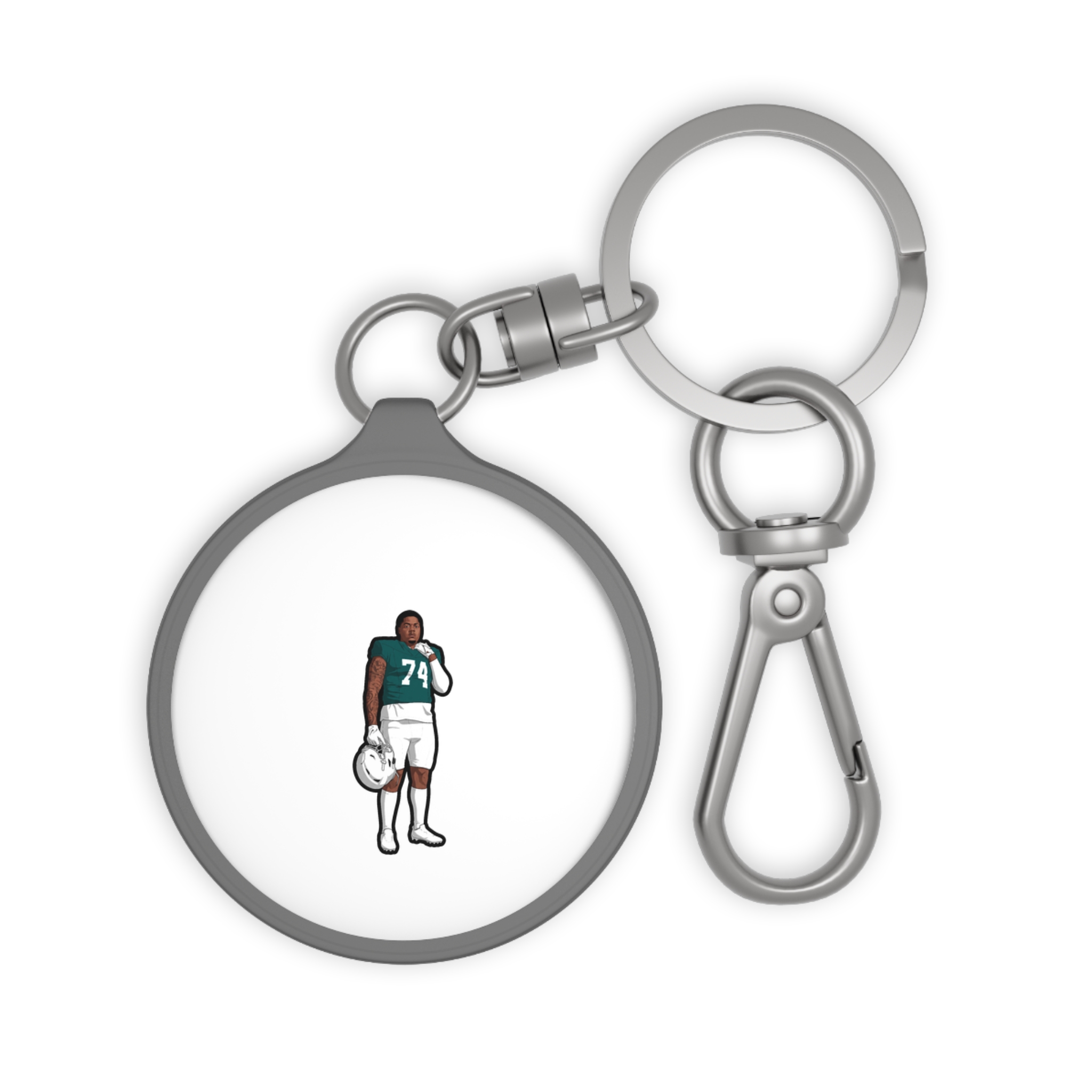 Keychain — character_name_arch in Grey