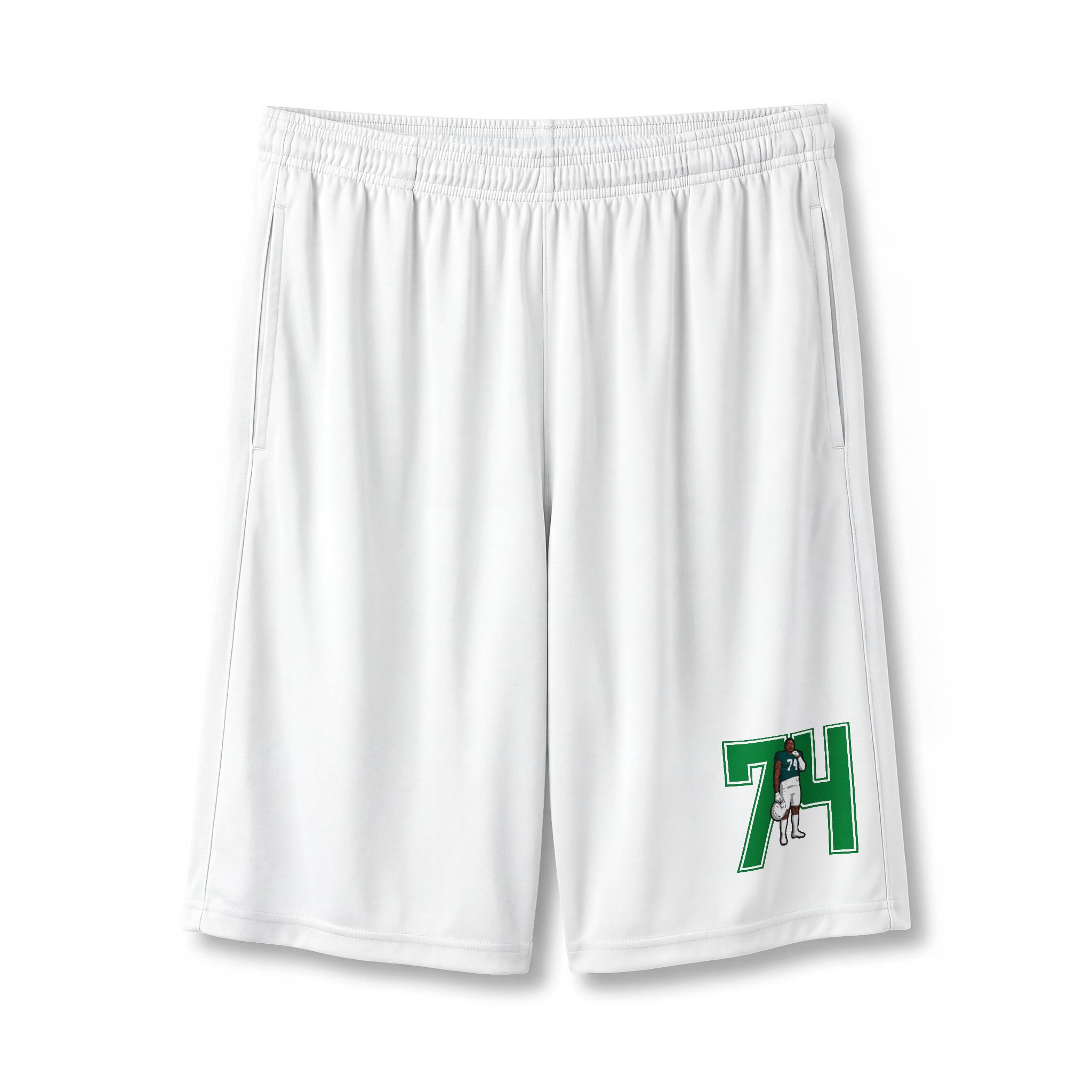 Shorts — character_number in White