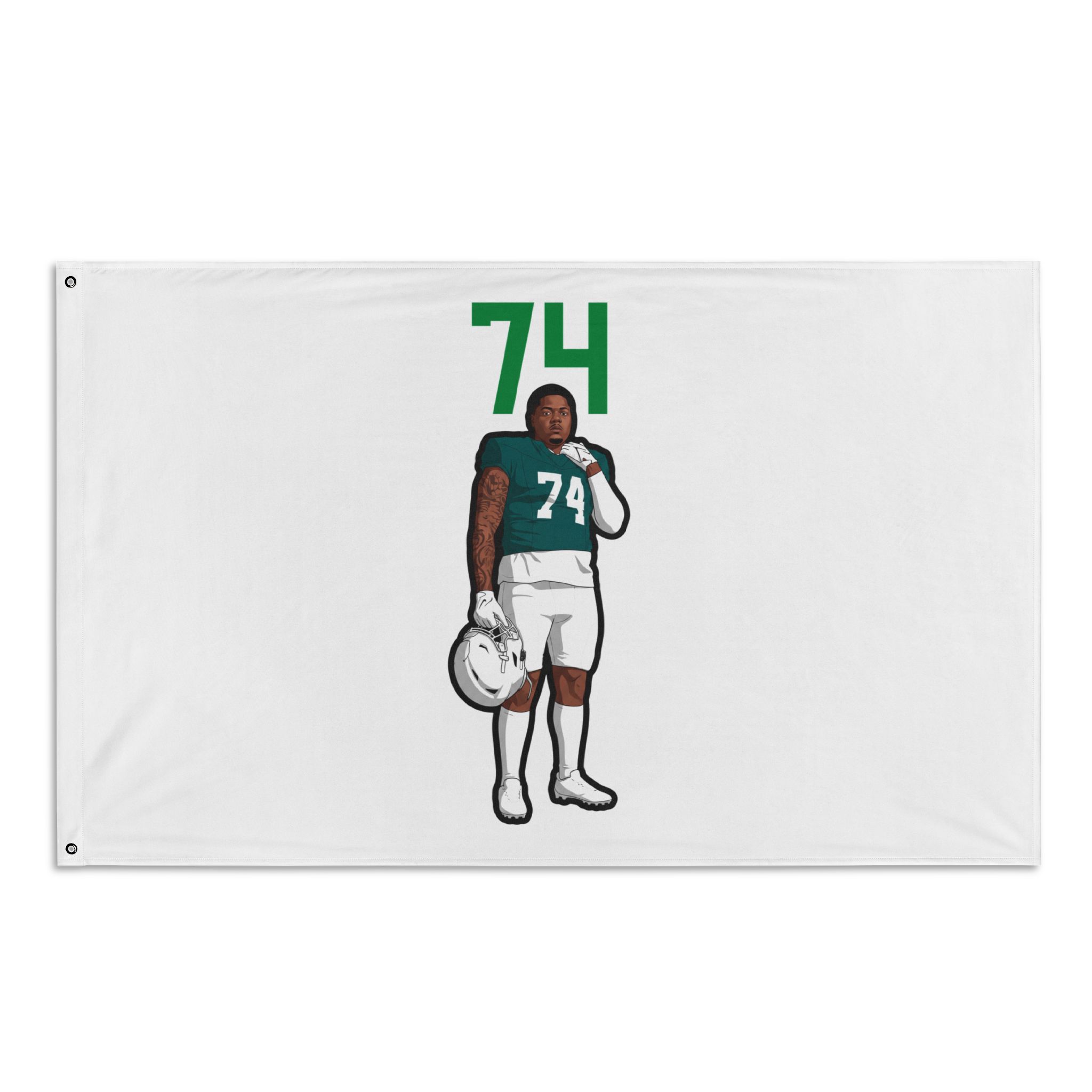 Flag (35 × 56 in) — character_number_top in Classic
