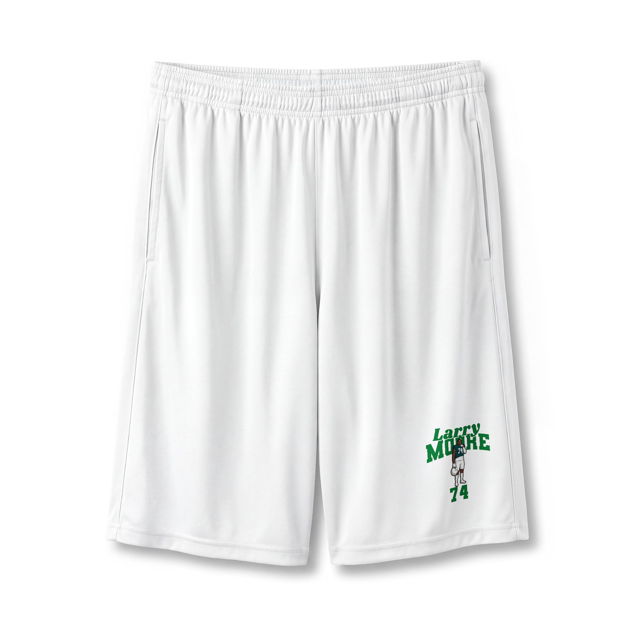 Shorts — character_signature_arch in White