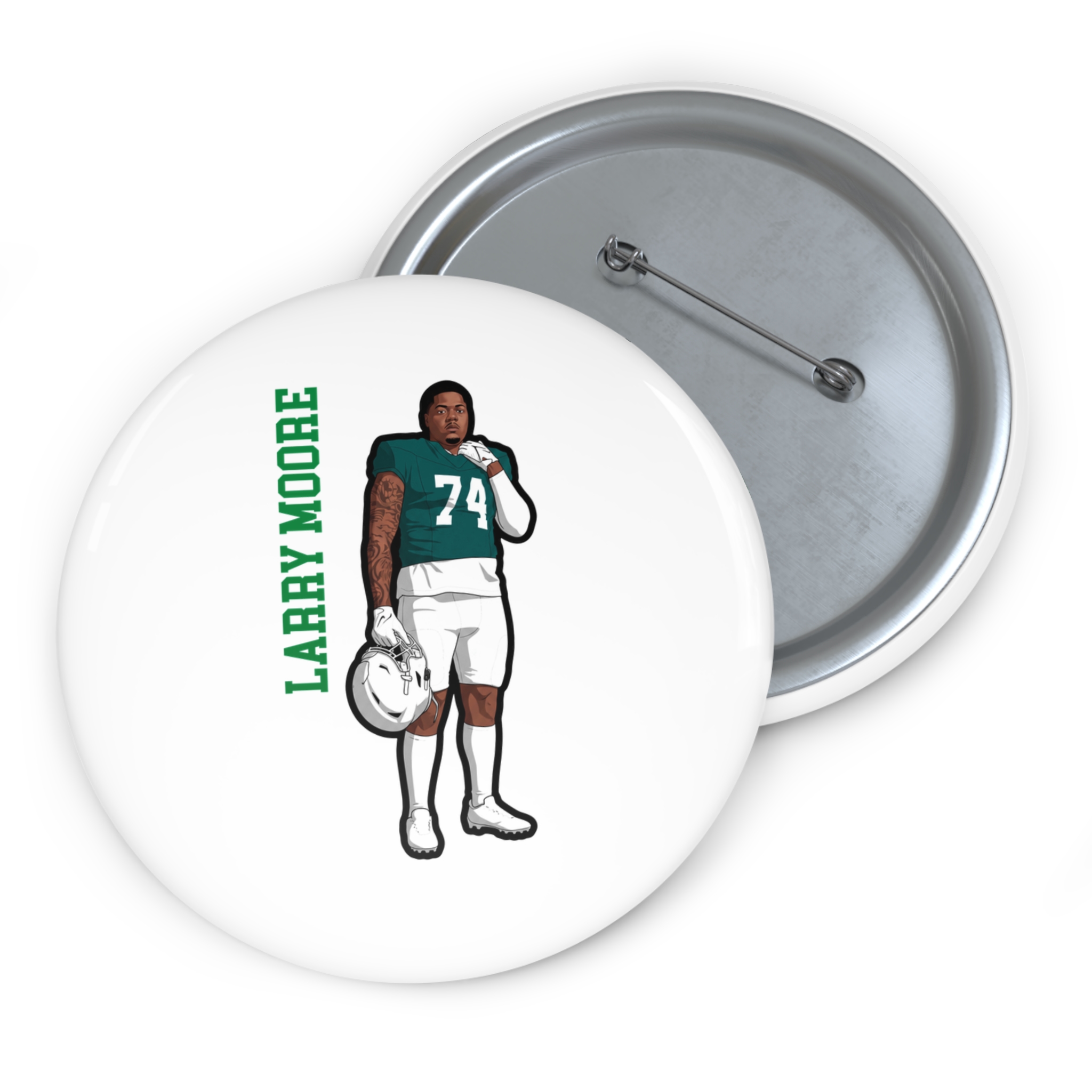 Game Day Pin — character_name_vertical in Classic