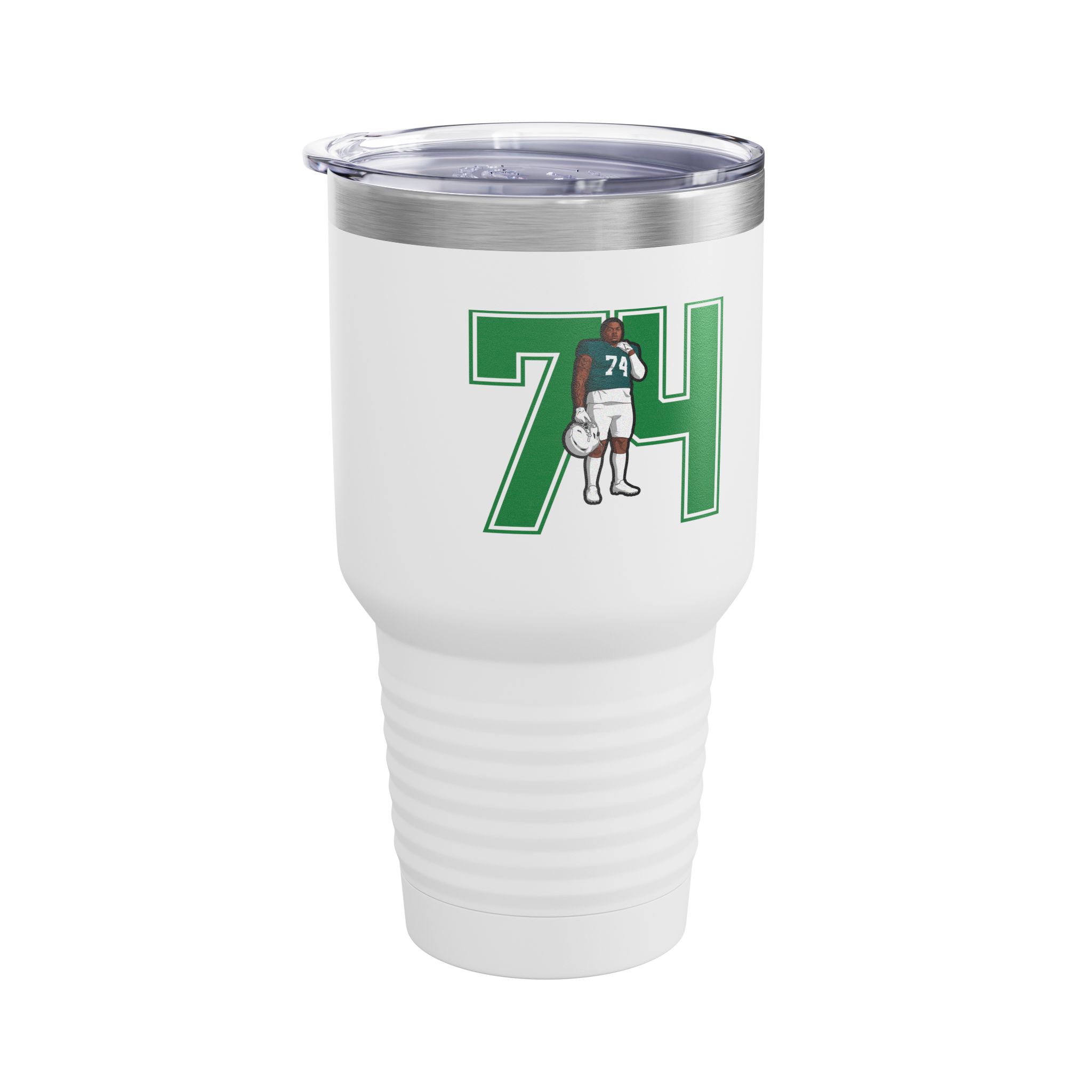 30oz Tumbler — character_number in White