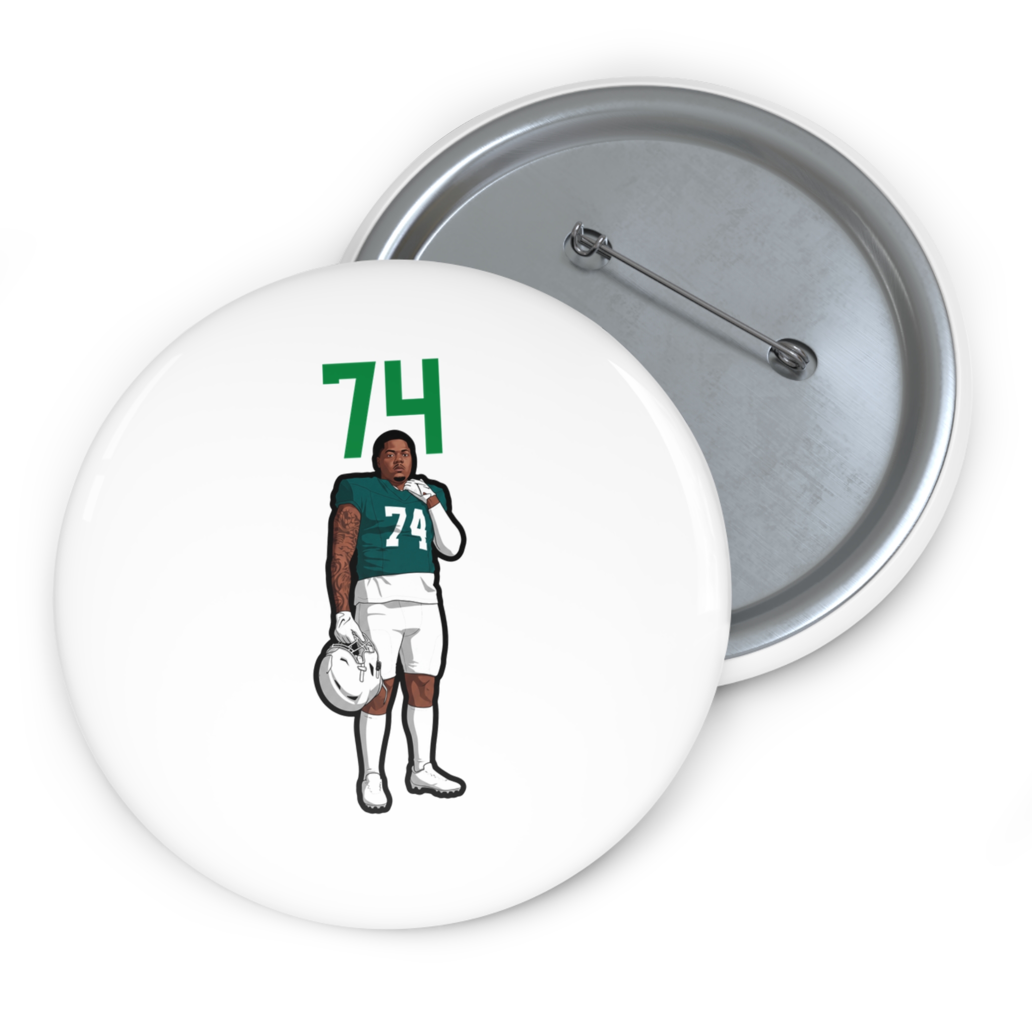Game Day Pin — character_number_top in Classic