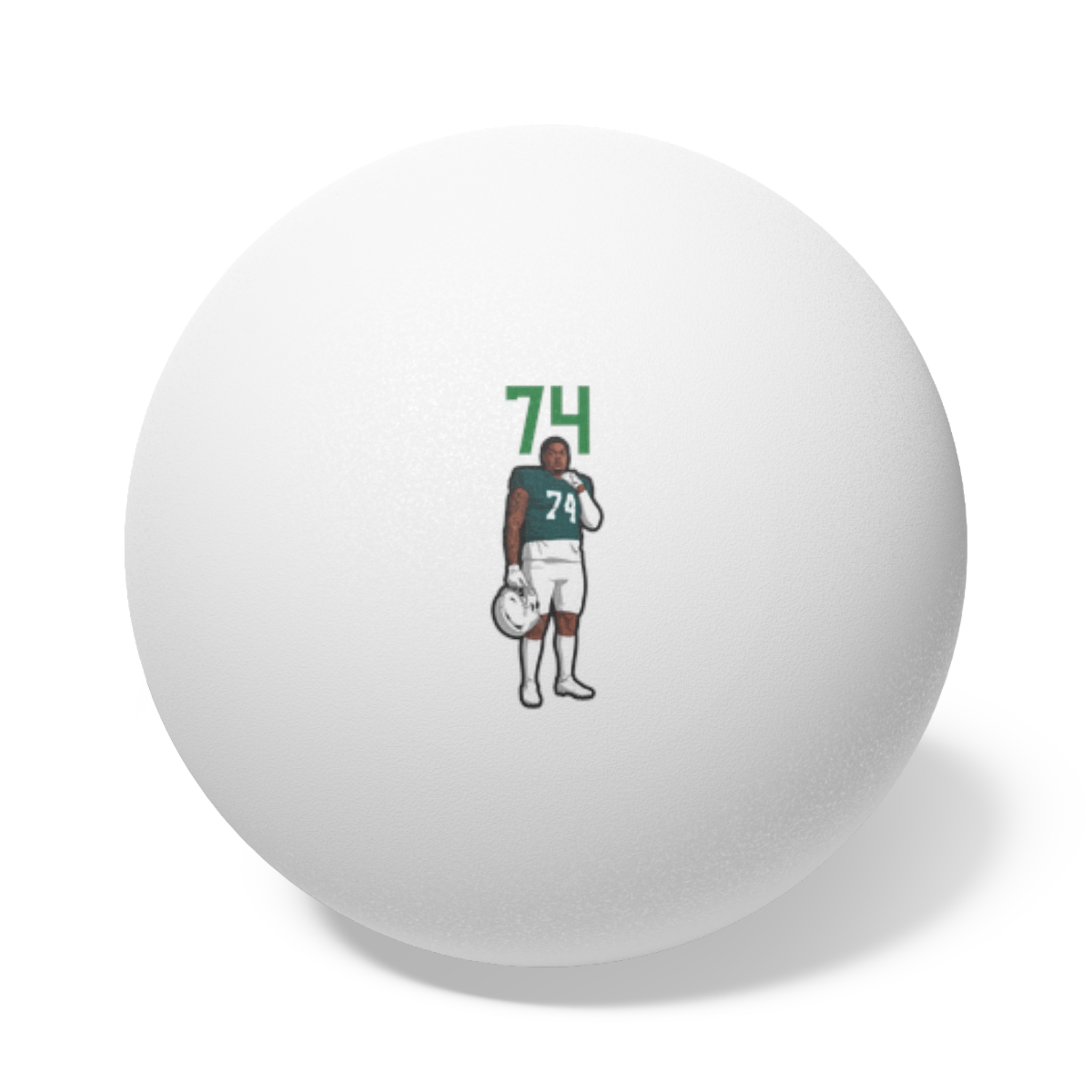 Ping Pong Balls, 6 pcs — character_number_top in White