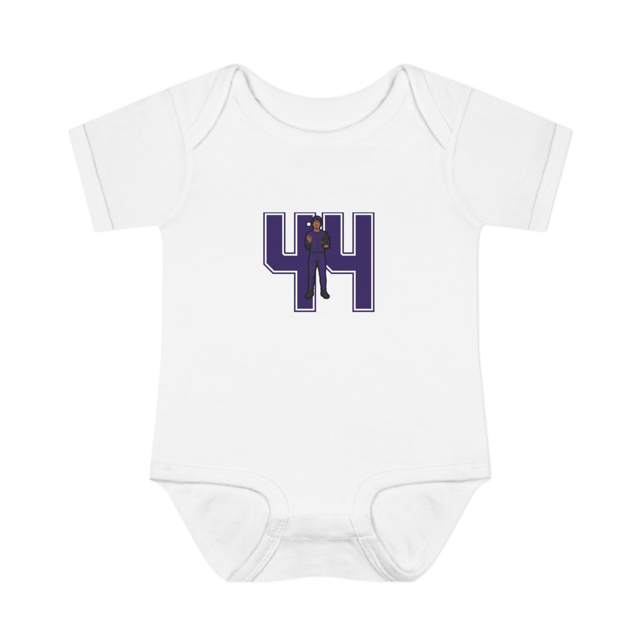 Baby Onesie — character_number in White