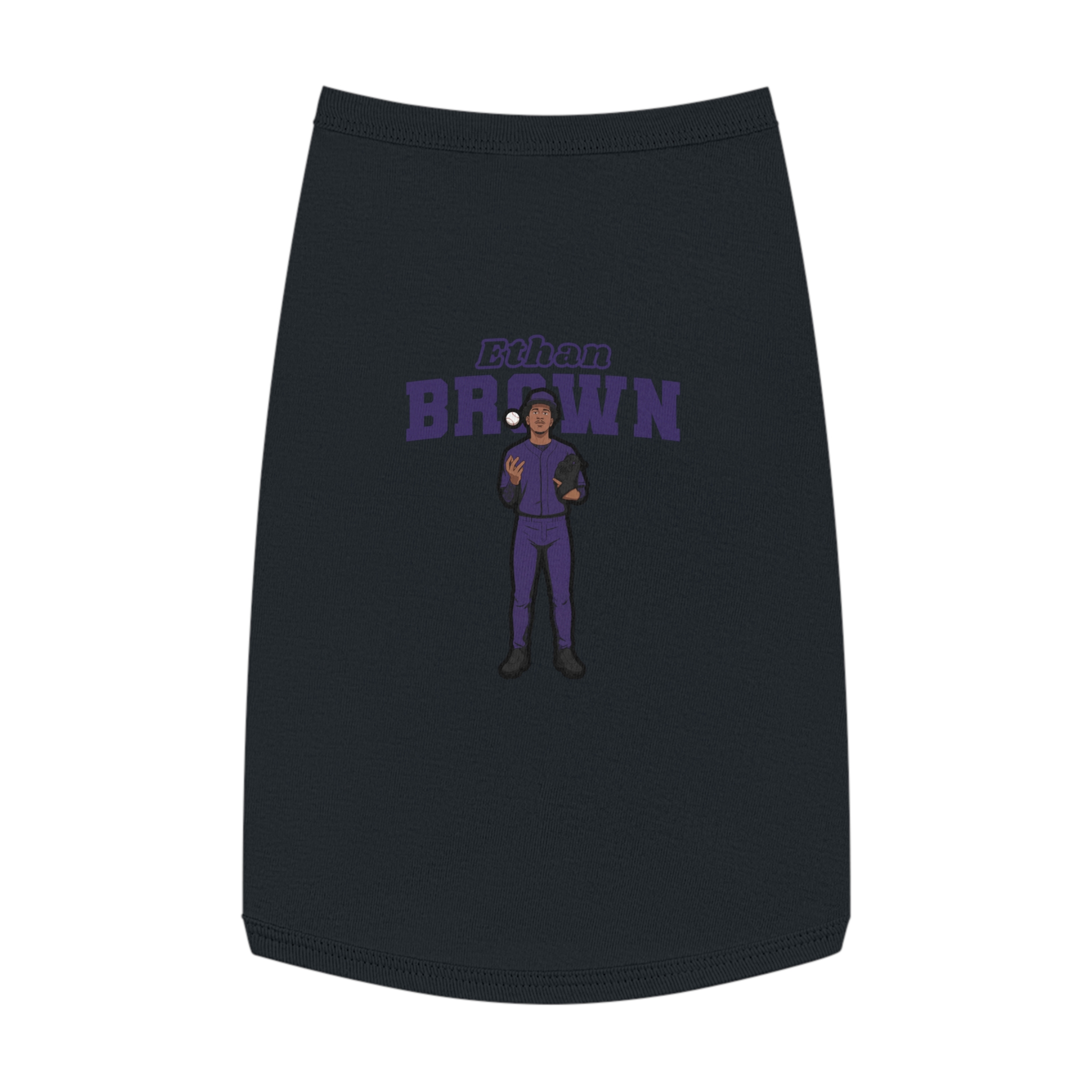Pet Tank Top — character_name_arch in White