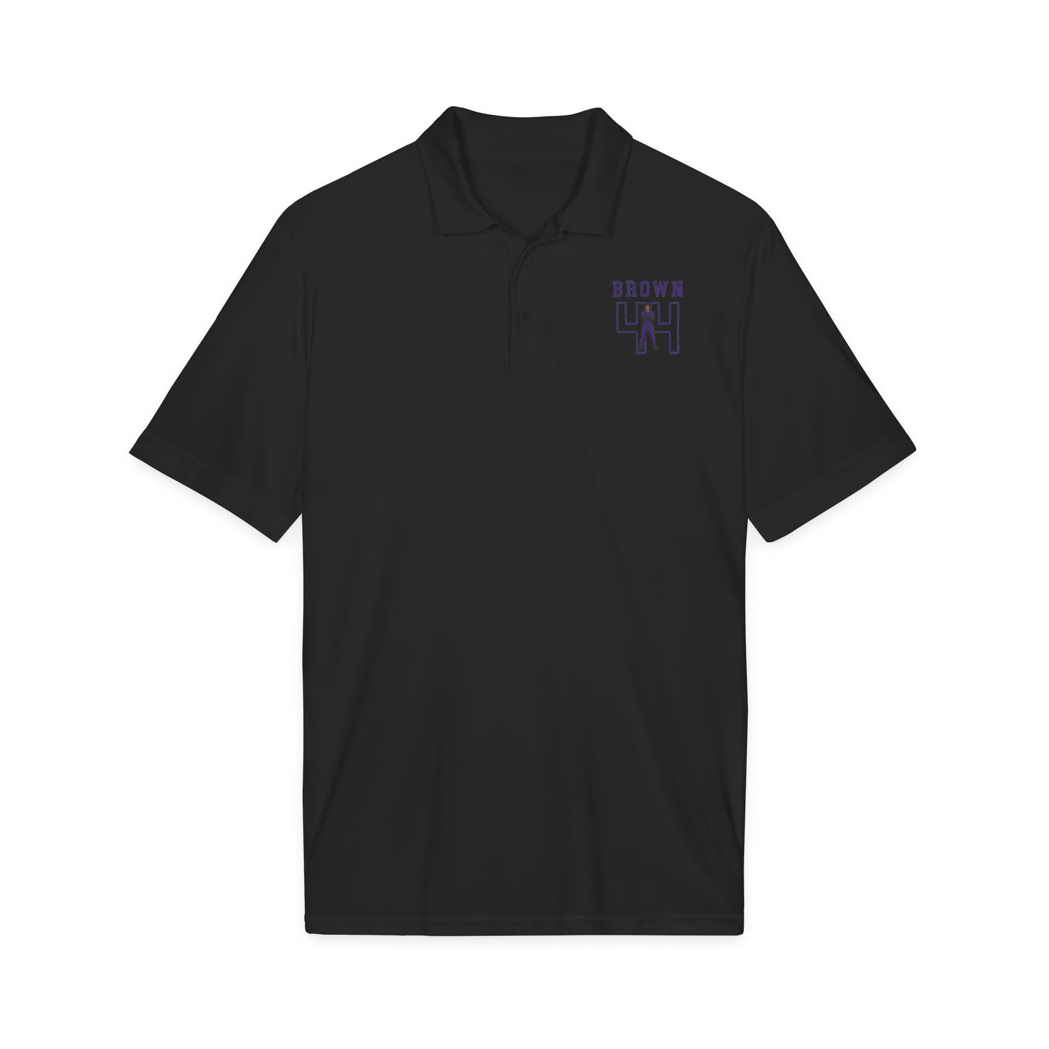 Polo — character_shirsey in Black