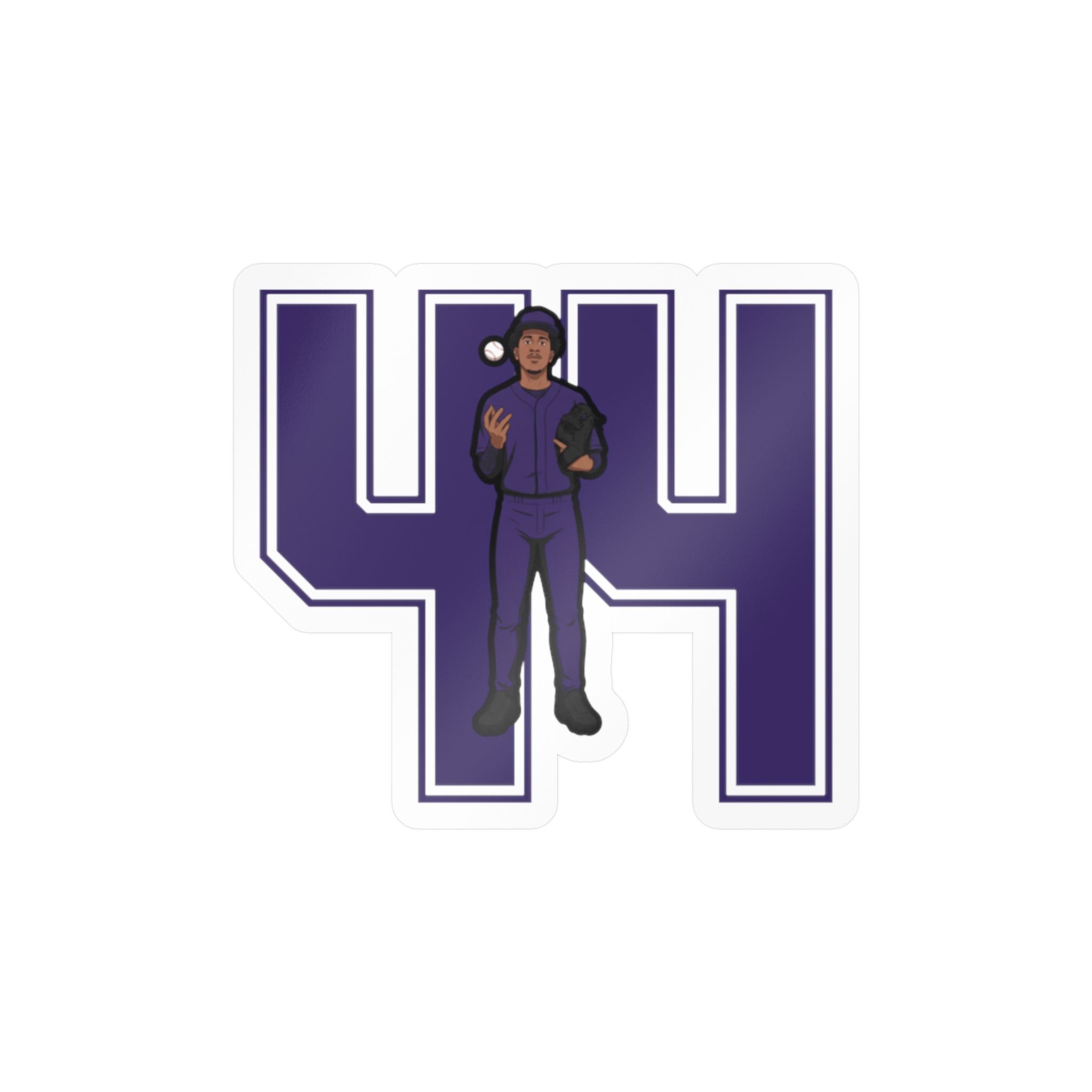Vinyl Sticker — character_number in Classic