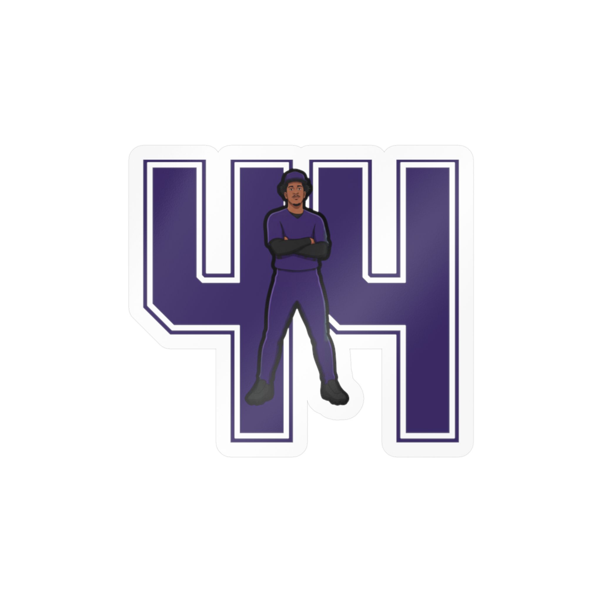 Vinyl Sticker — character_number in Classic