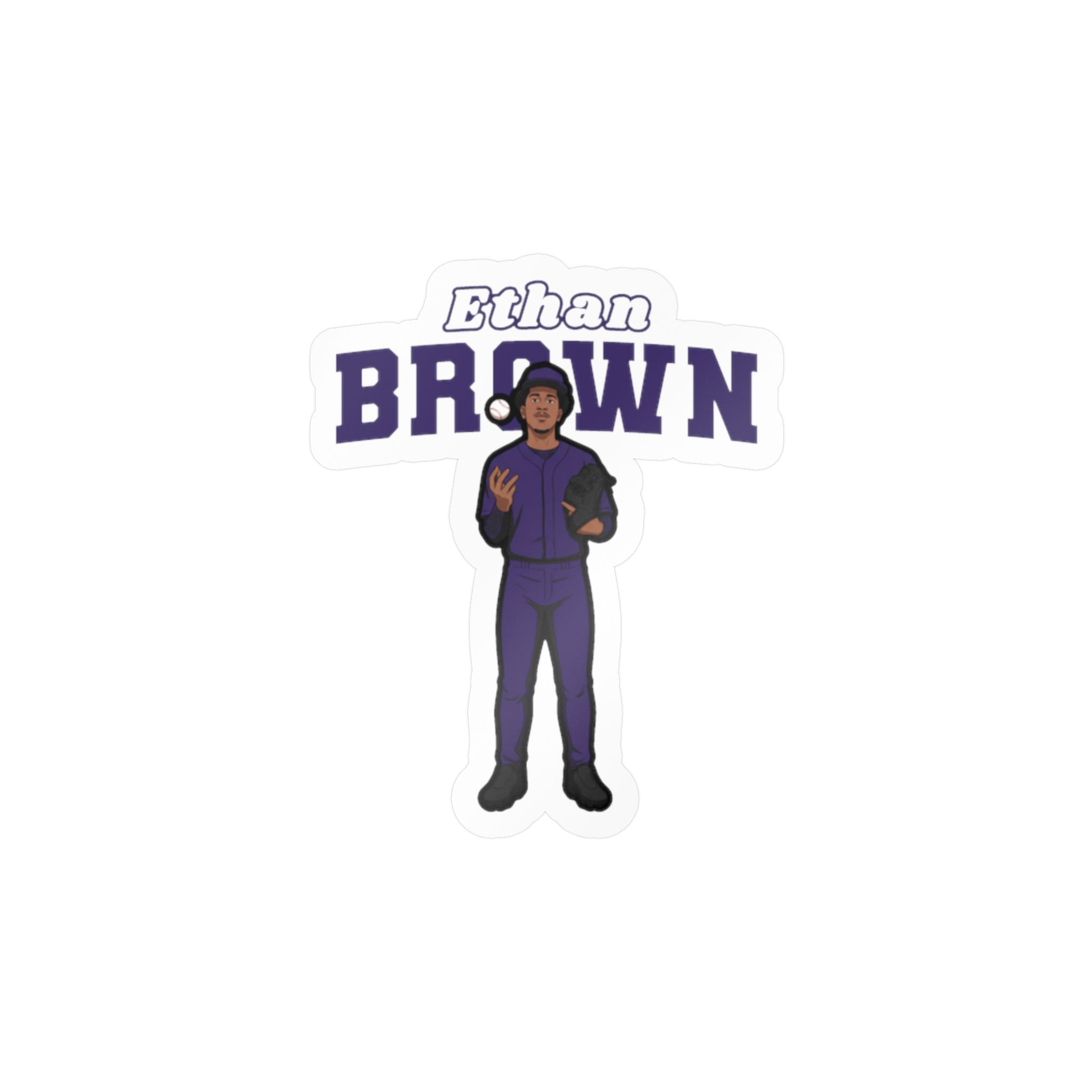 Vinyl Sticker — character_name_arch in Classic