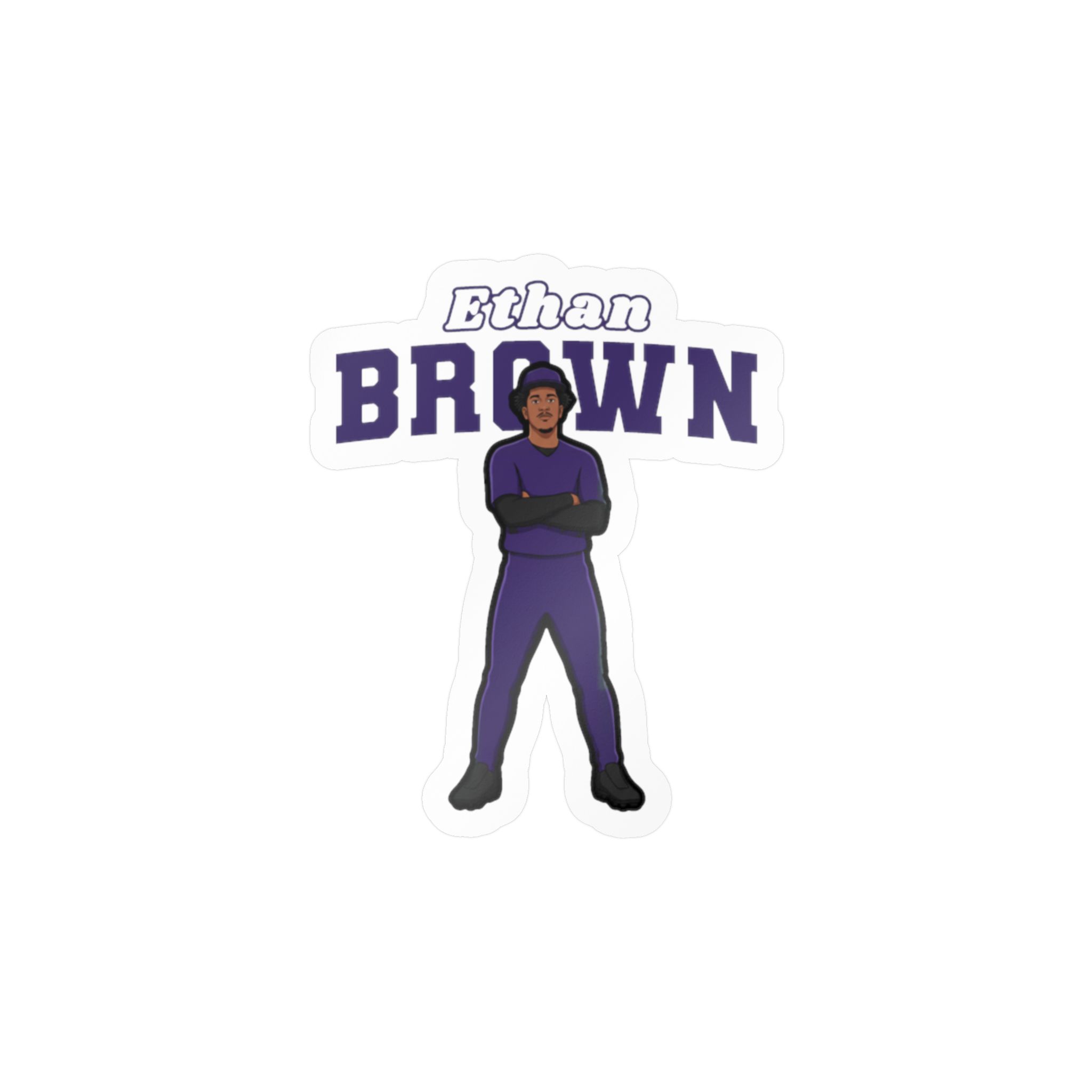 Vinyl Sticker — character_name_arch in Classic