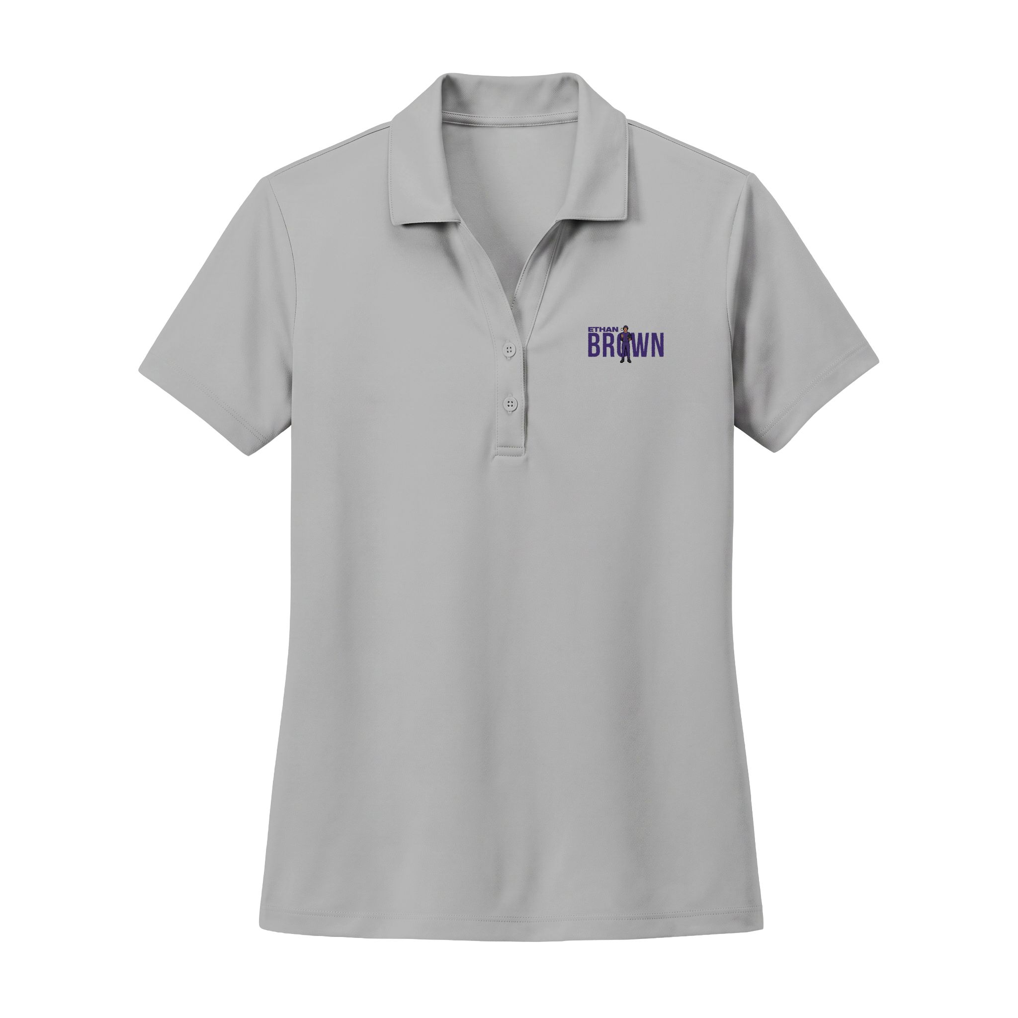 Women's Polo — character_player_name in Silver