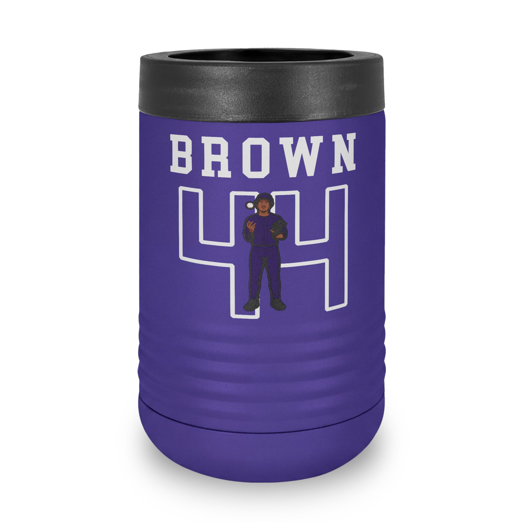Stainless Can Cooler — character_shirsey in Purple
