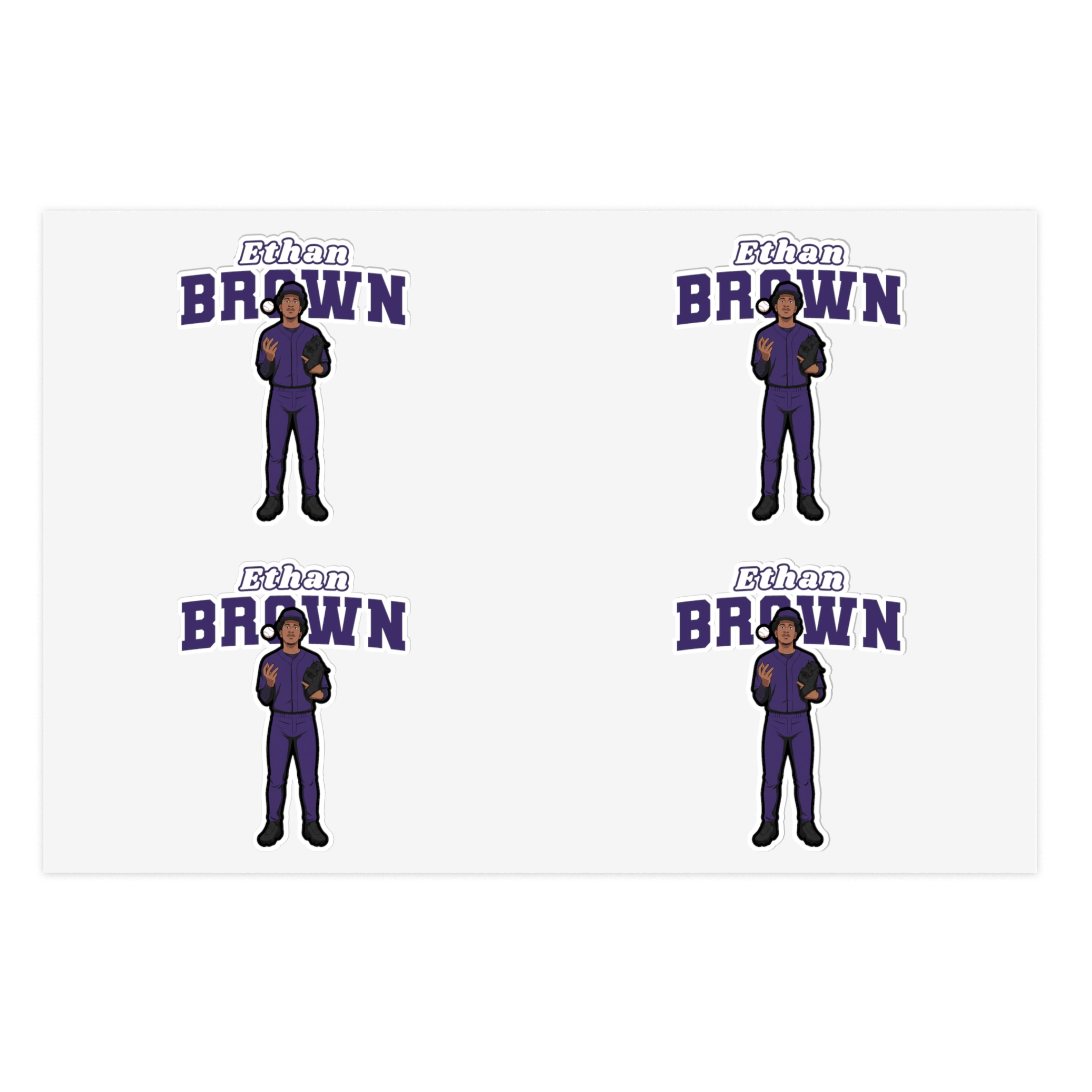 Sticker Sheet — character_name_arch in Classic