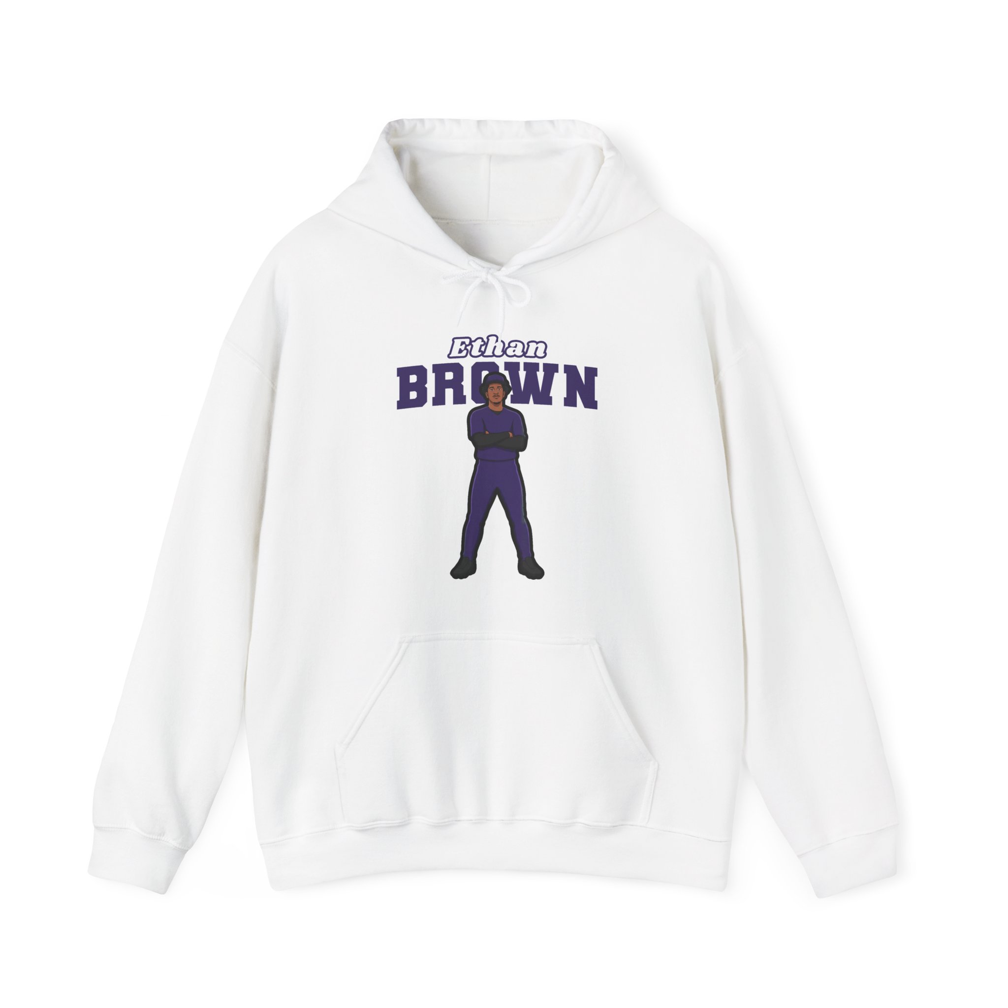 Hoodie — character_name_arch in White