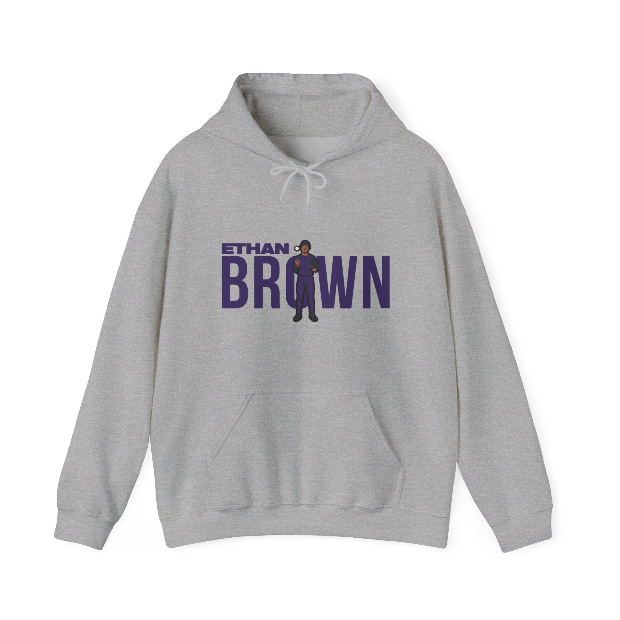 Hoodie — character_player_name in Grey
