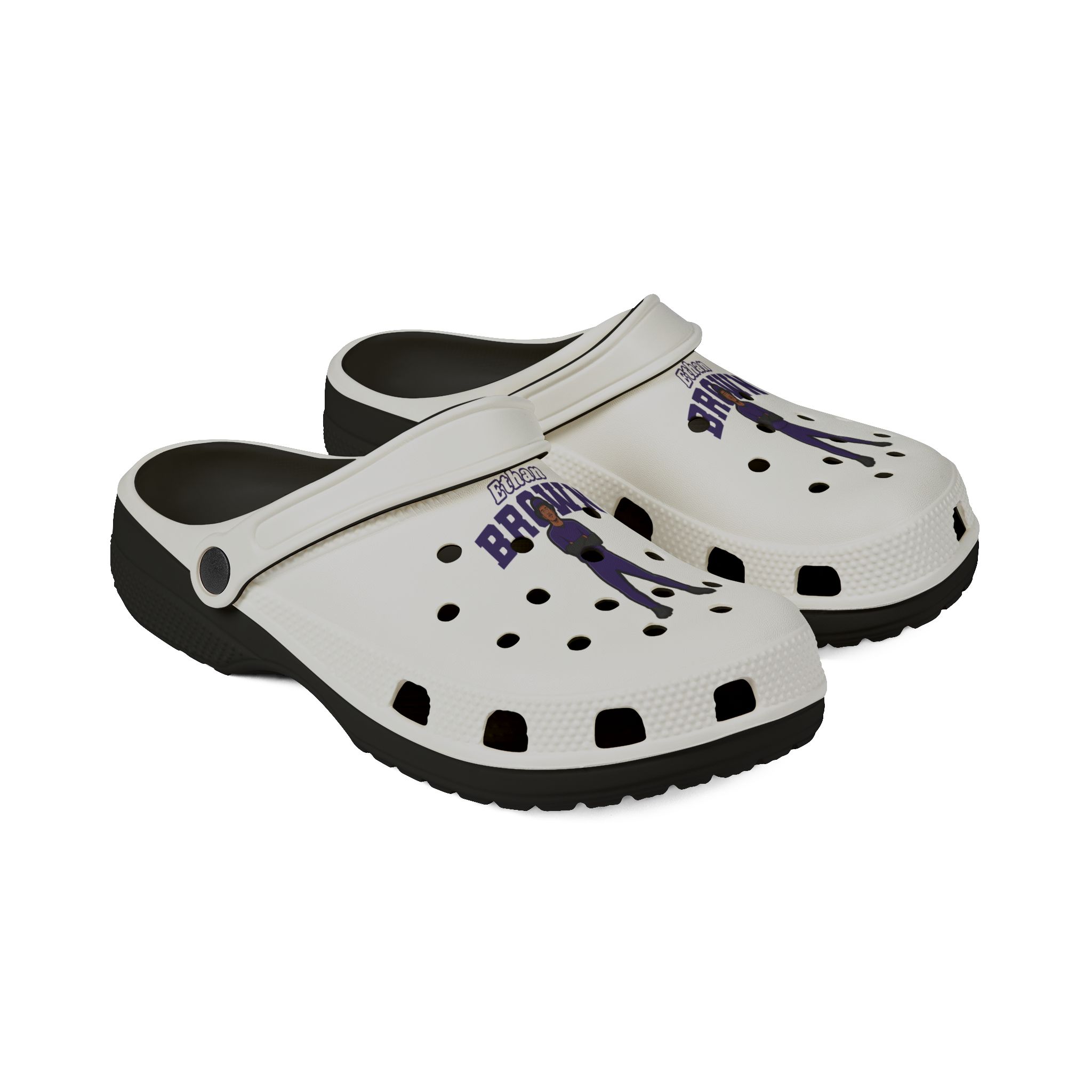Rubber Clogs — character_name_arch in Black