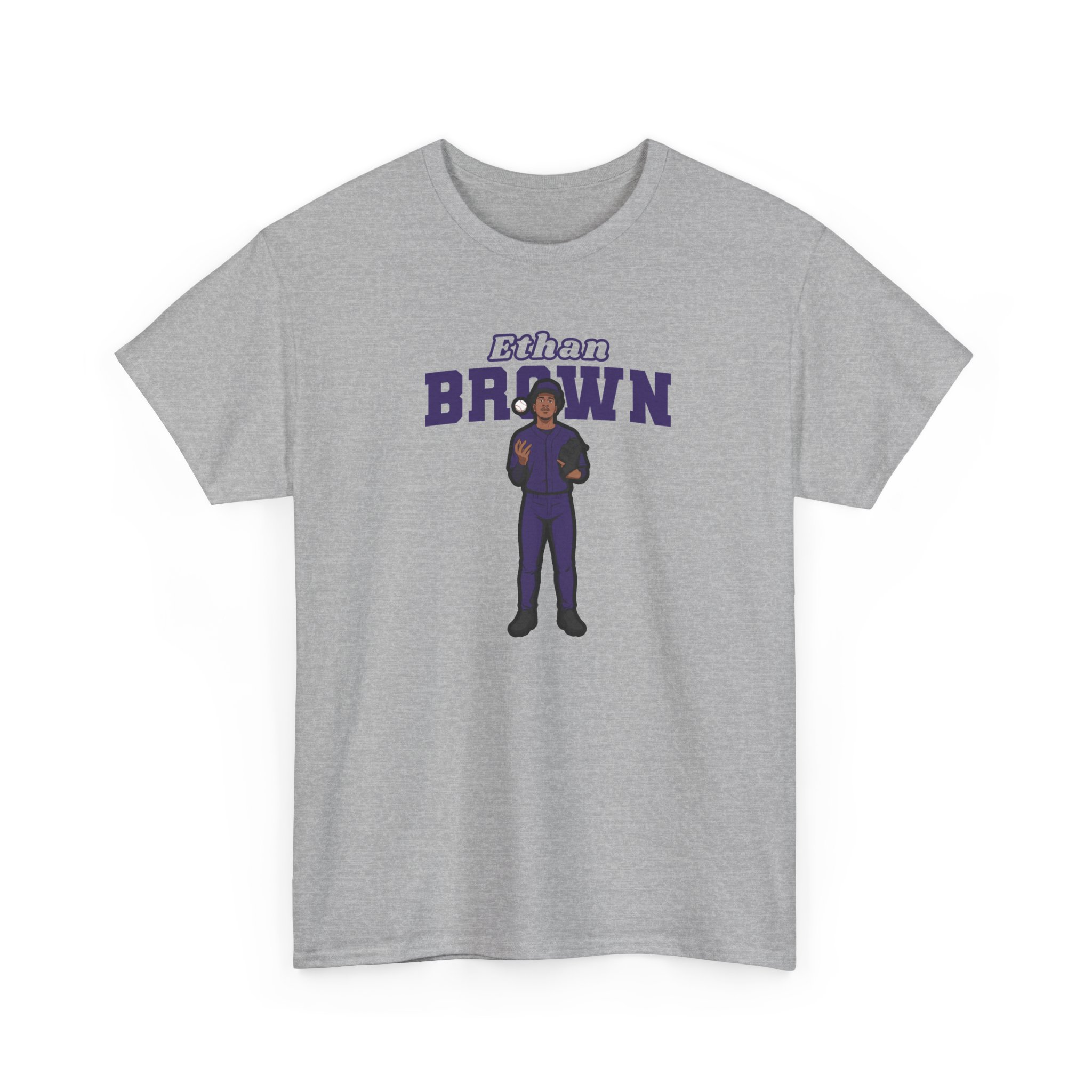 Tee — character_name_arch in Grey