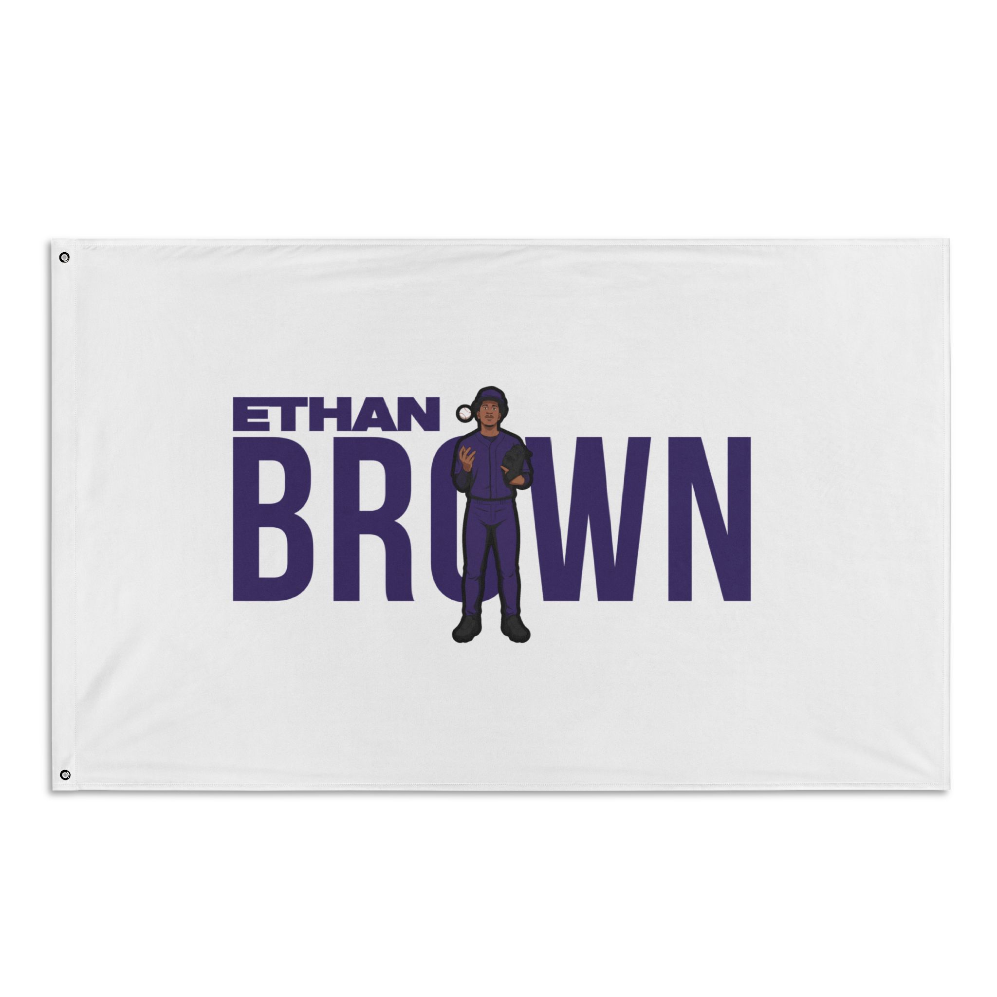 Flag (35 × 56 in) — character_player_name in Classic