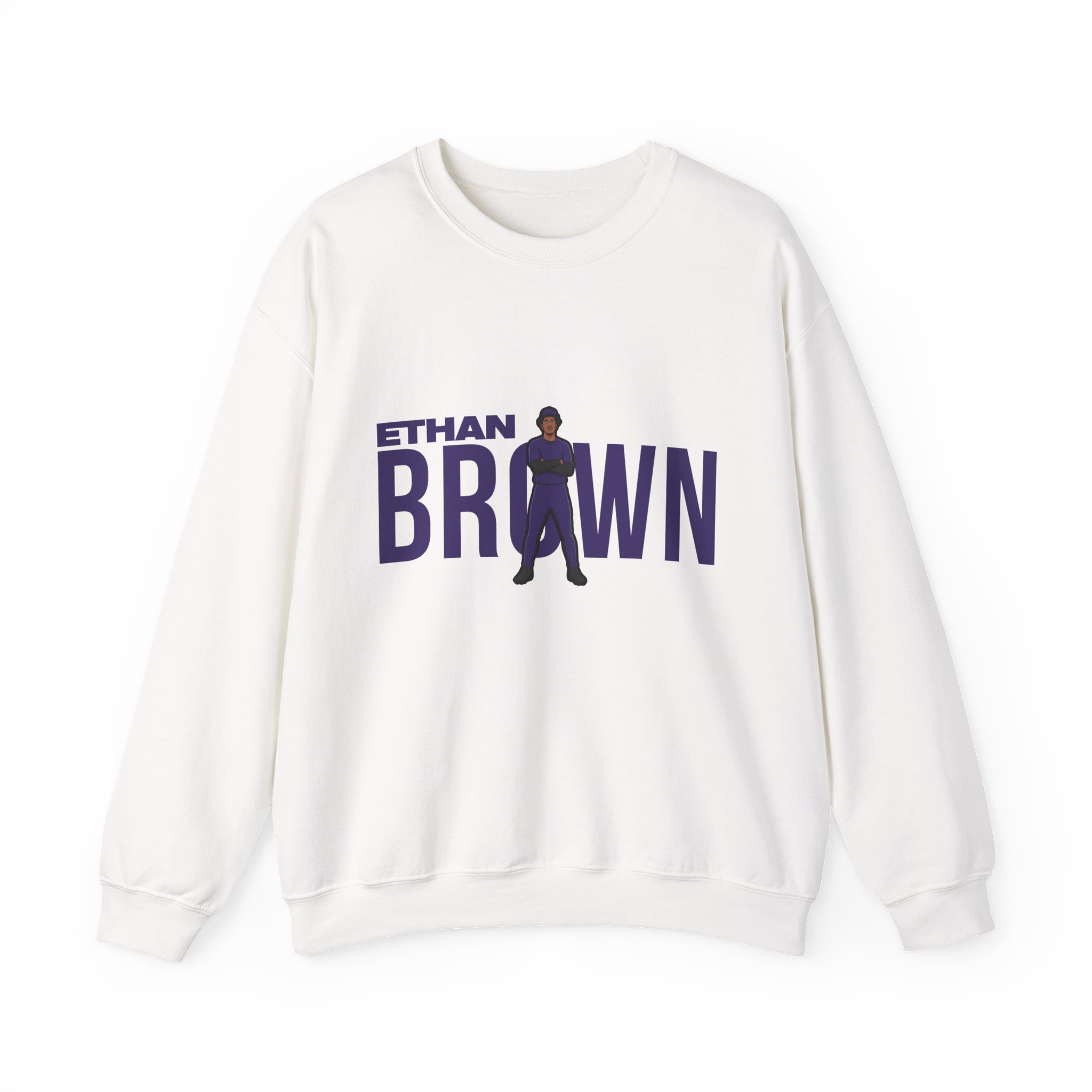 Crewneck Sweatshirt — character_player_name in White