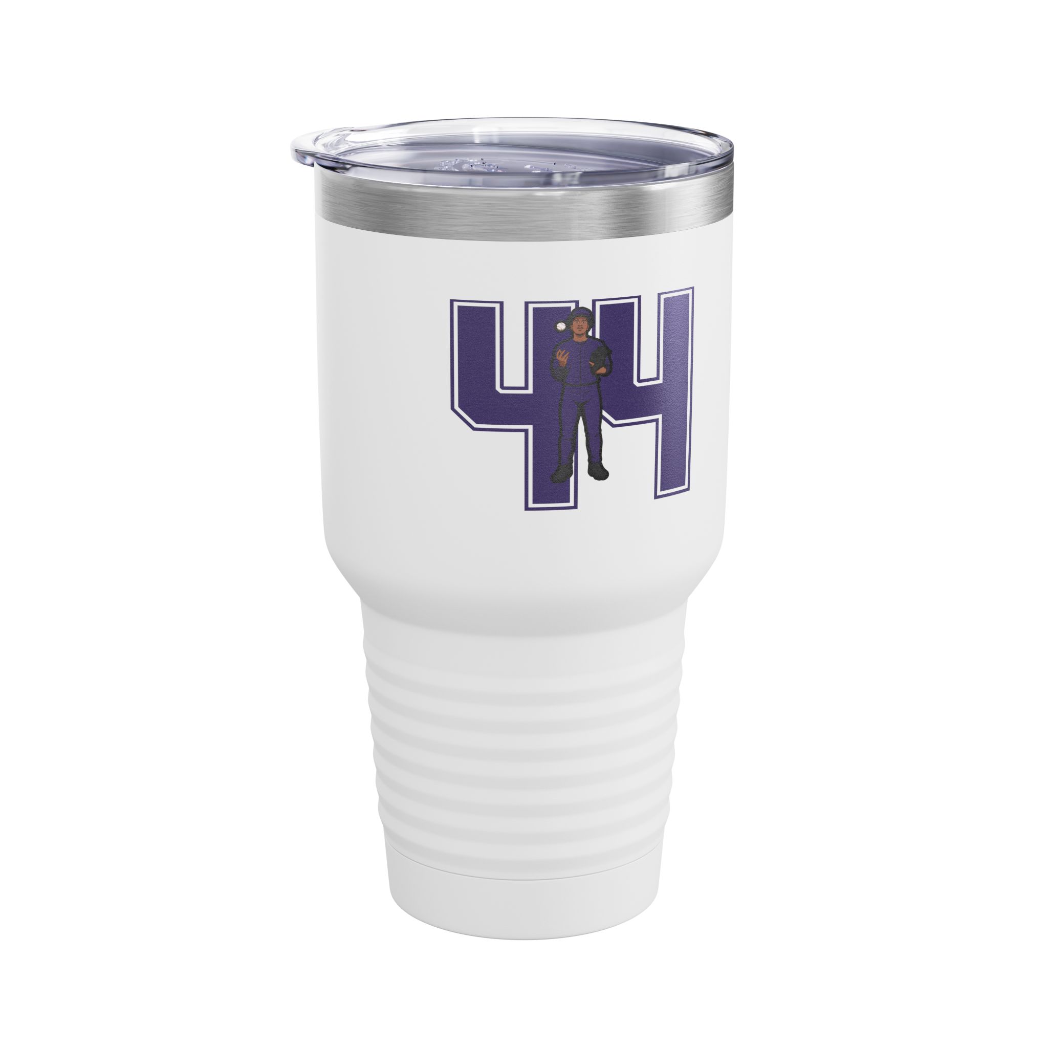 30oz Tumbler — character_number in White