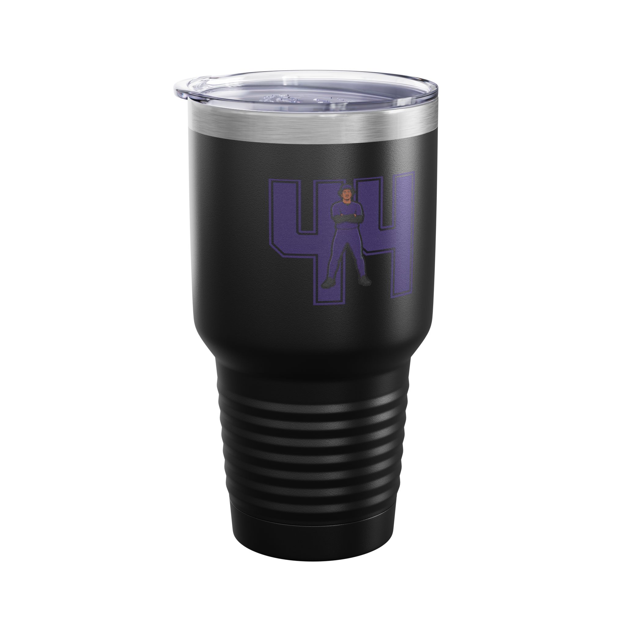 30oz Tumbler — character_number in Black