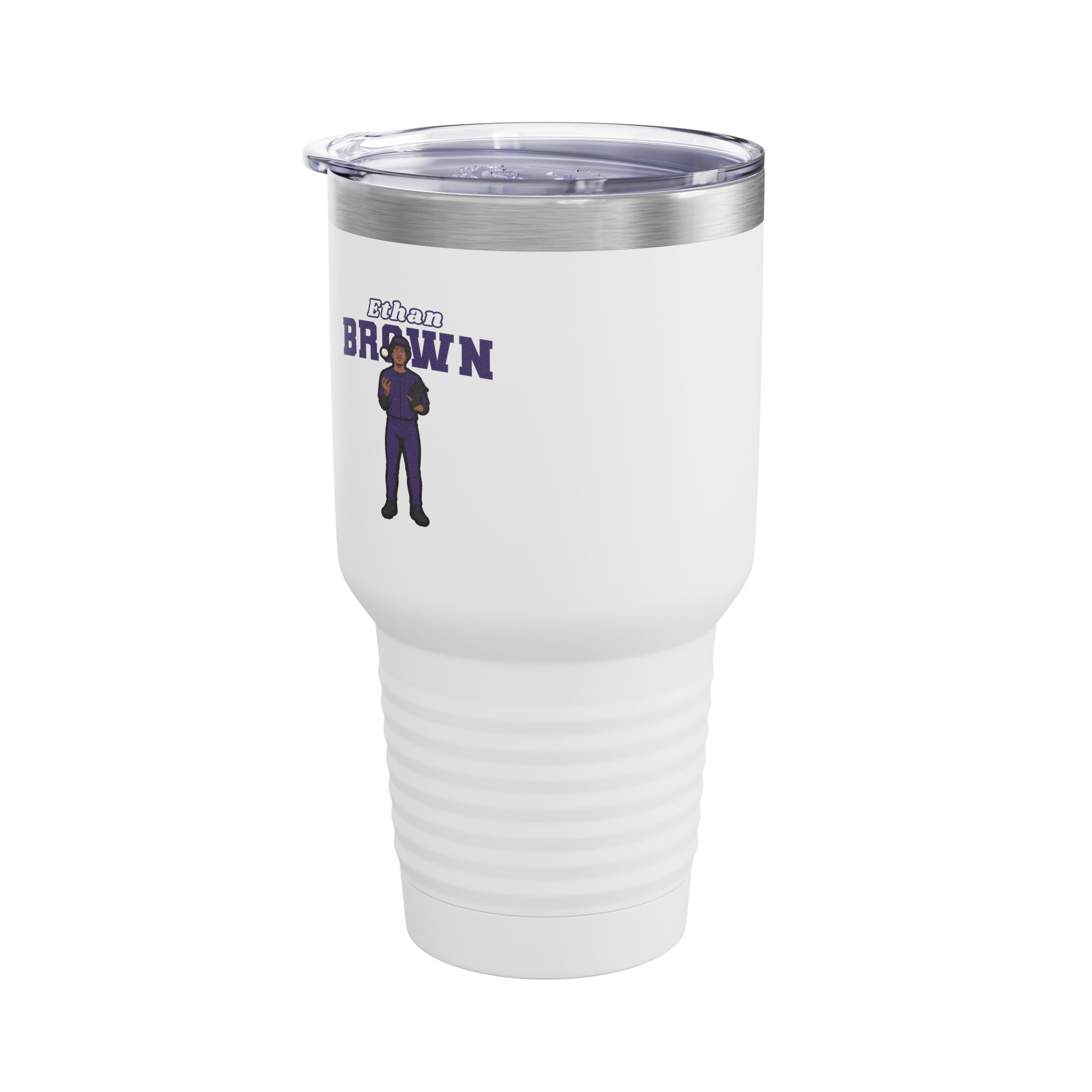 30oz Tumbler — character_name_arch in White