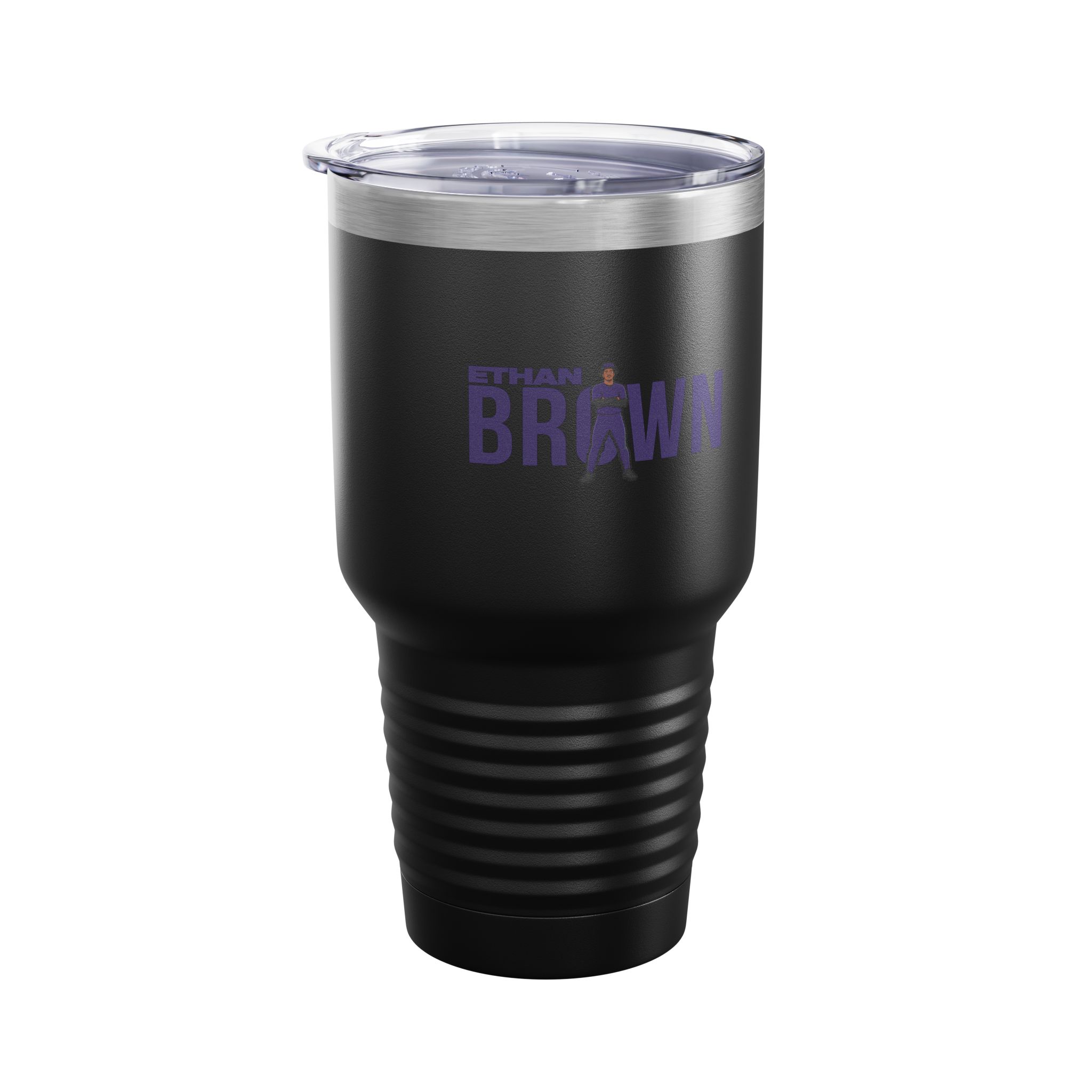30oz Tumbler — character_player_name in Black
