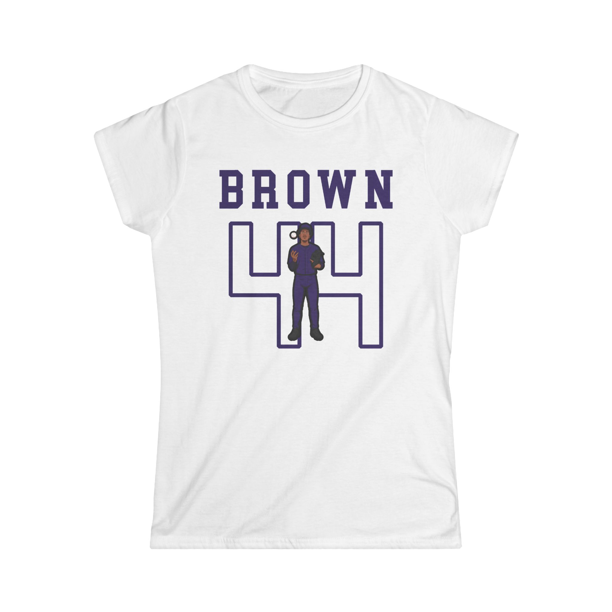 Women's Softstyle Tee — character_shirsey in White