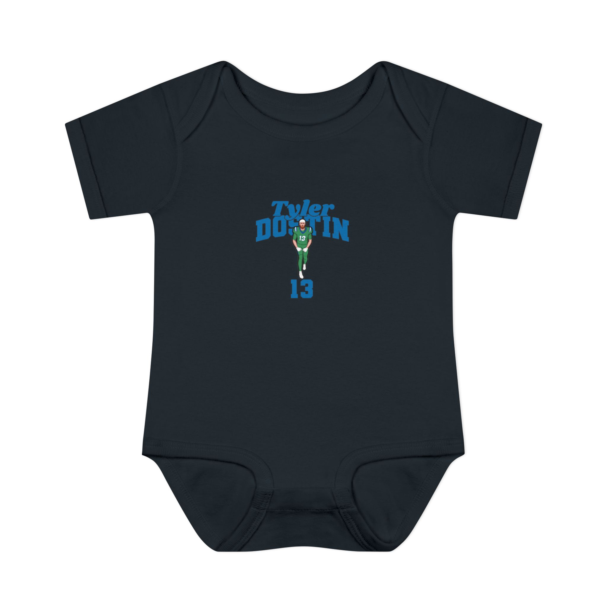 Baby Onesie — character_signature_arch in Black