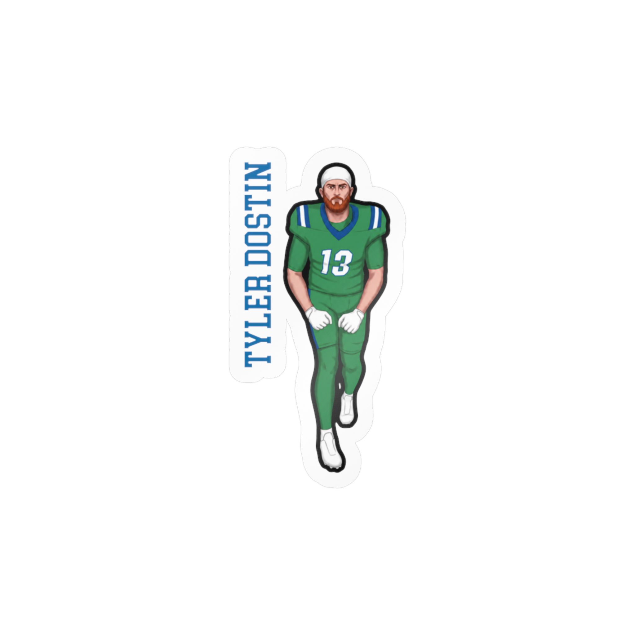 Vinyl Sticker — character_name_vertical in Classic