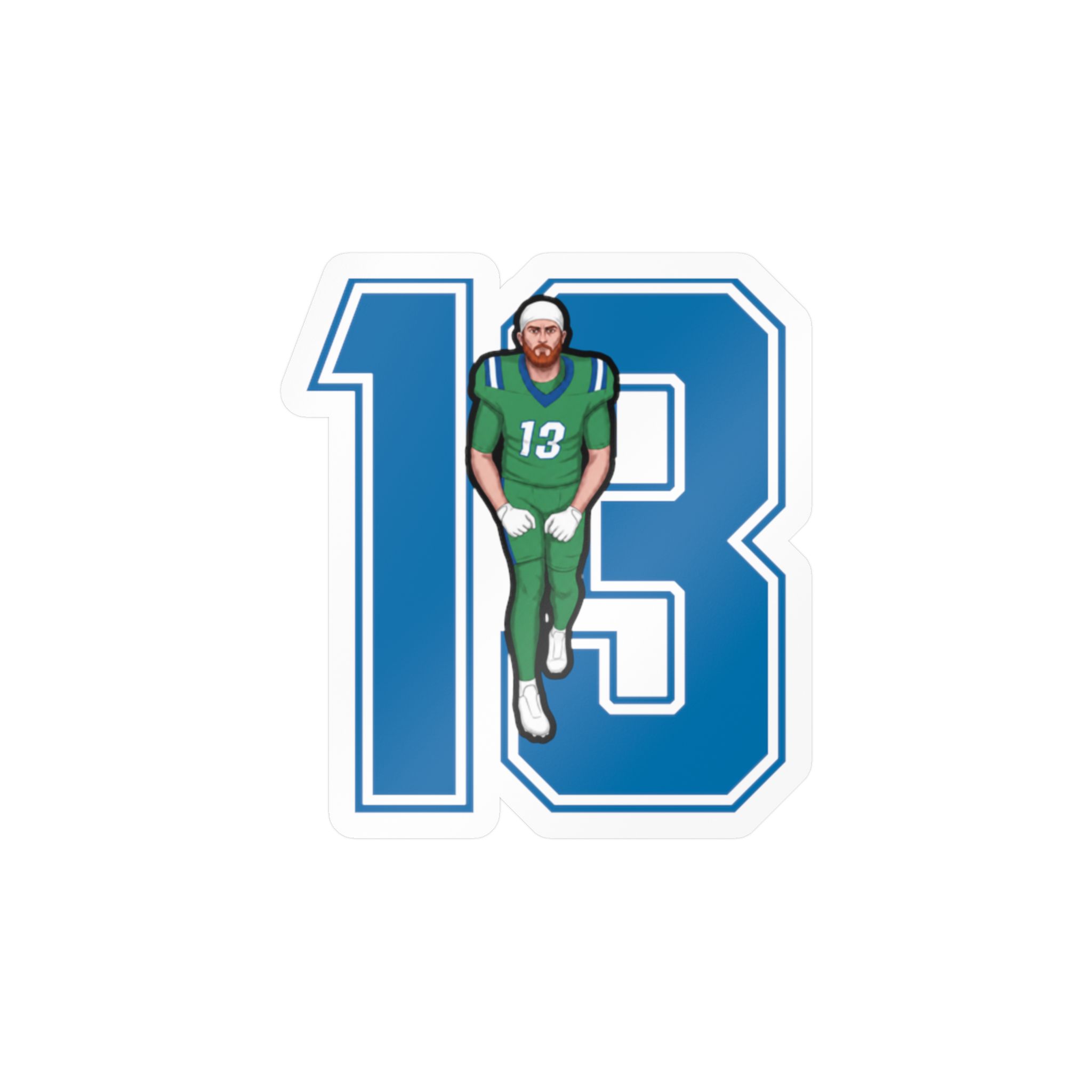 Vinyl Sticker — character_number in Classic