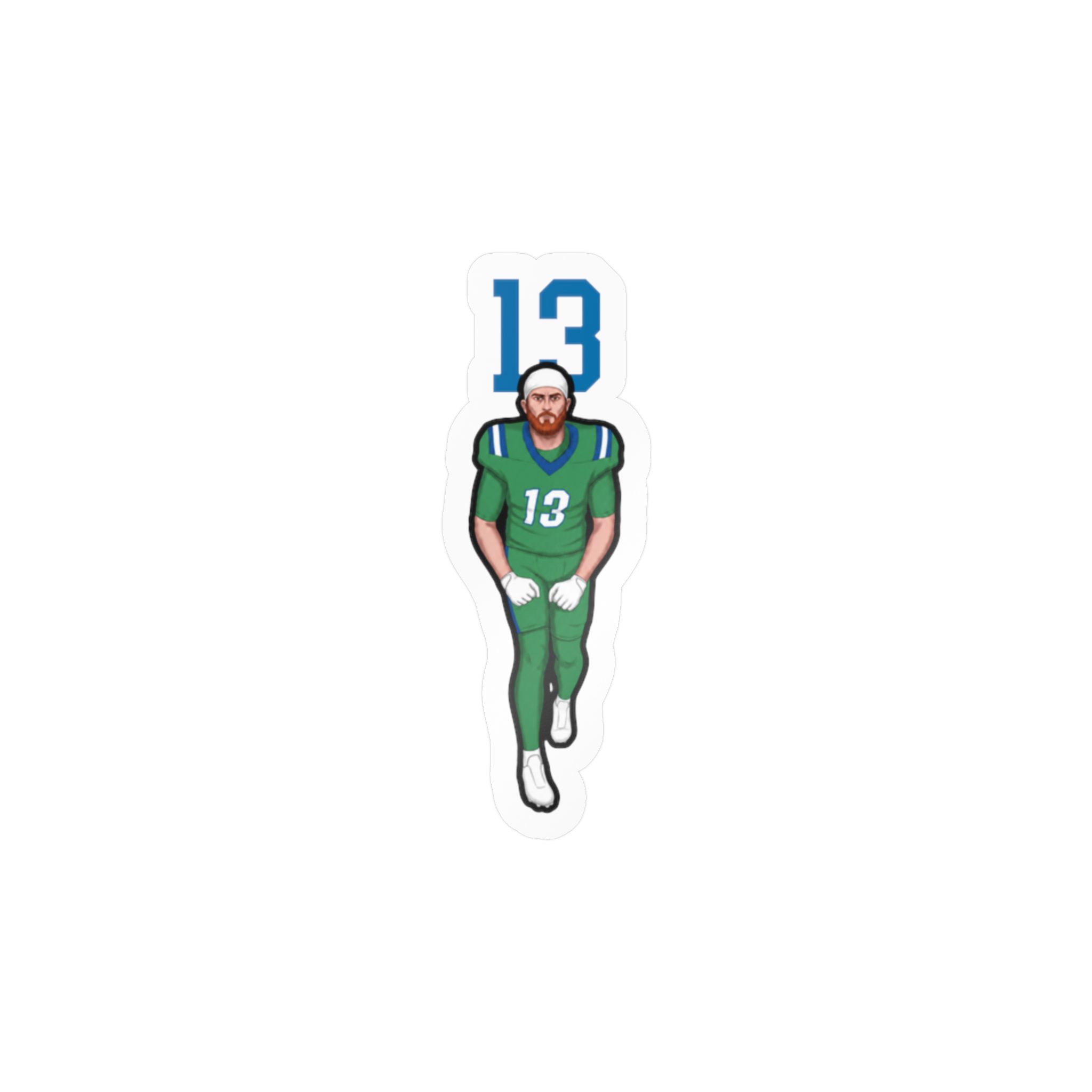 Vinyl Sticker — character_number_top in Classic