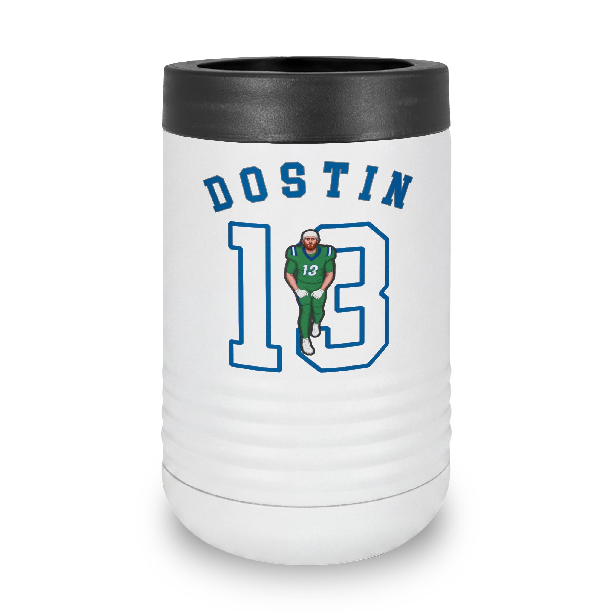 Stainless Can Cooler — character_shirsey_arch in White