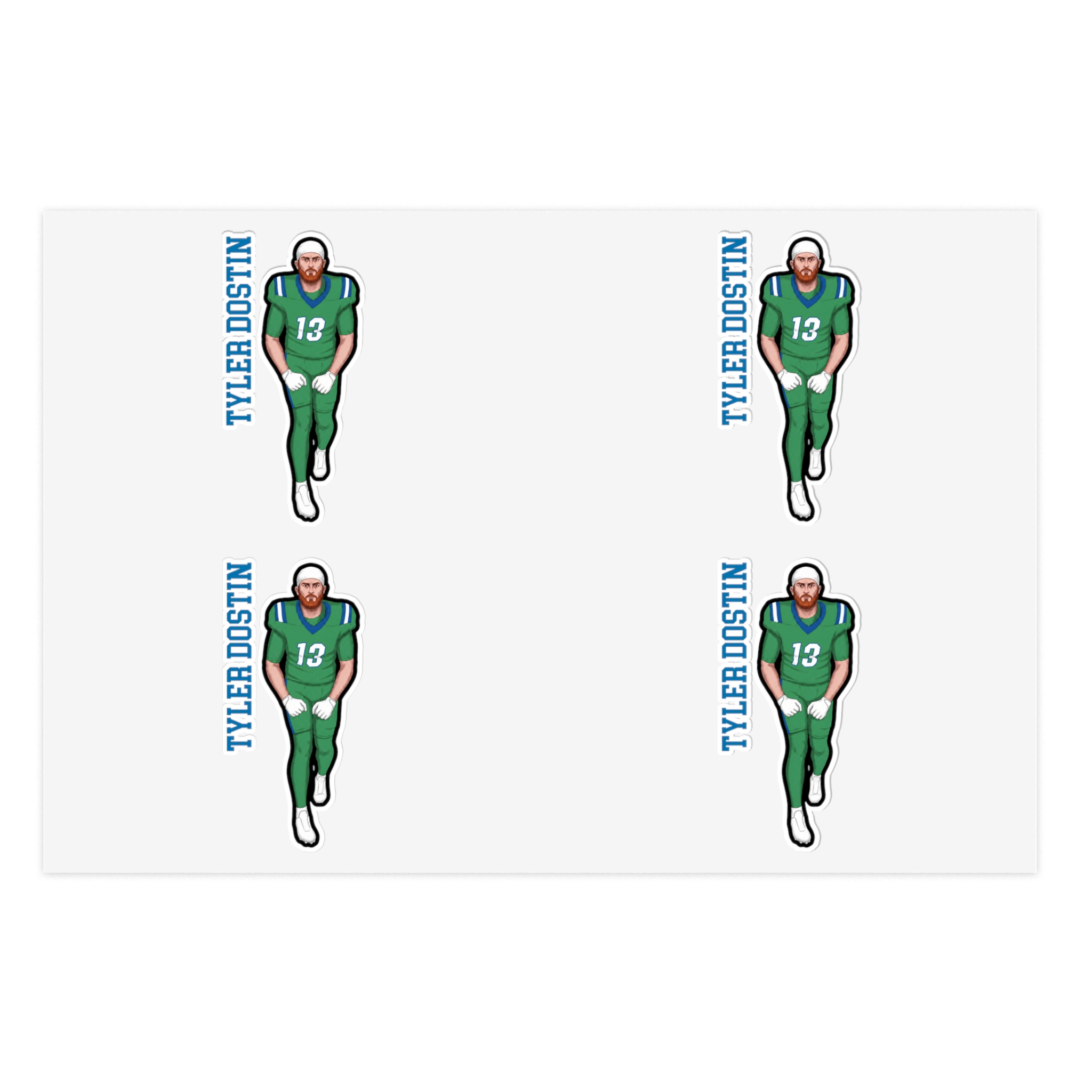 Sticker Sheet — character_name_vertical in Classic