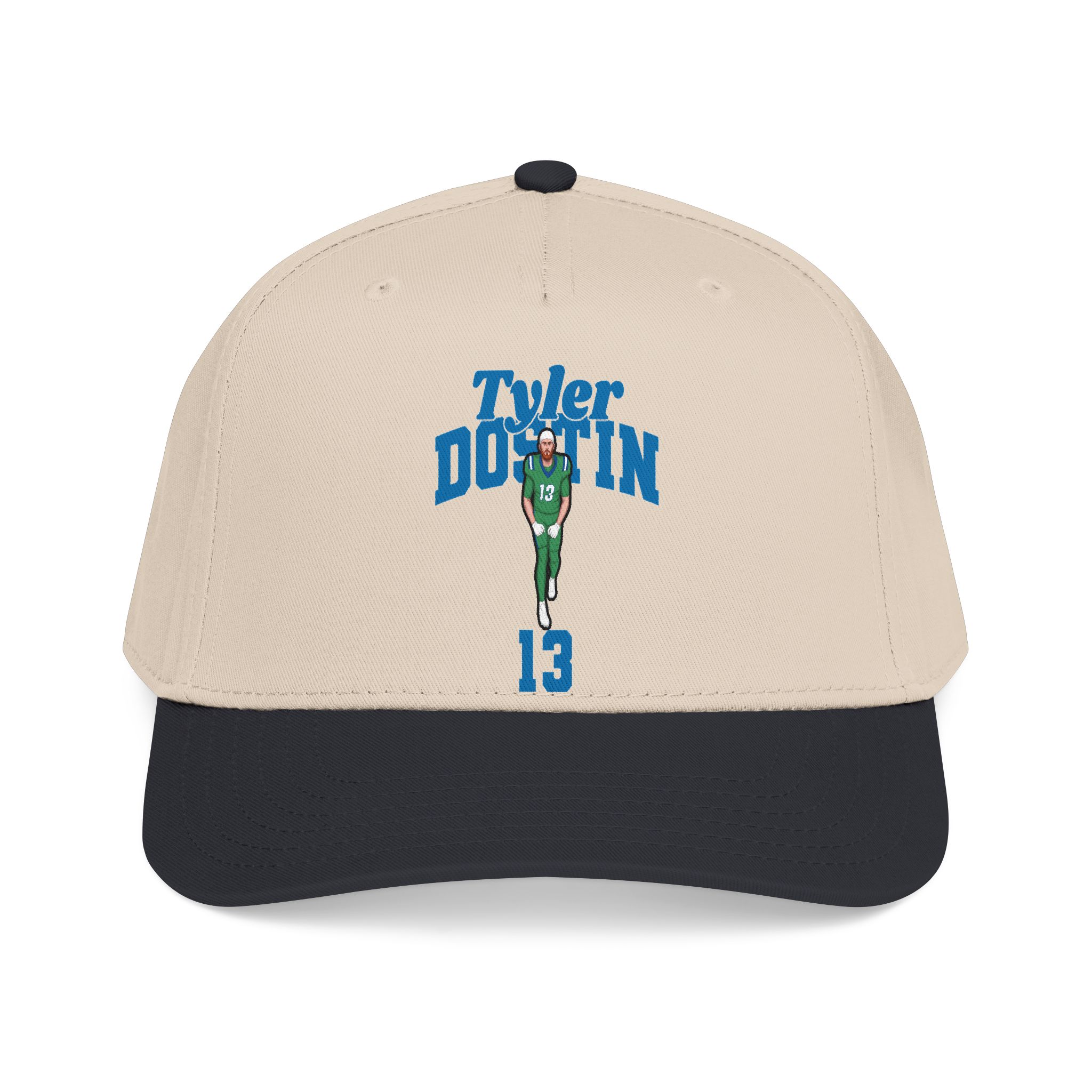 Baseball Cap — character_signature_arch in Black / Natural