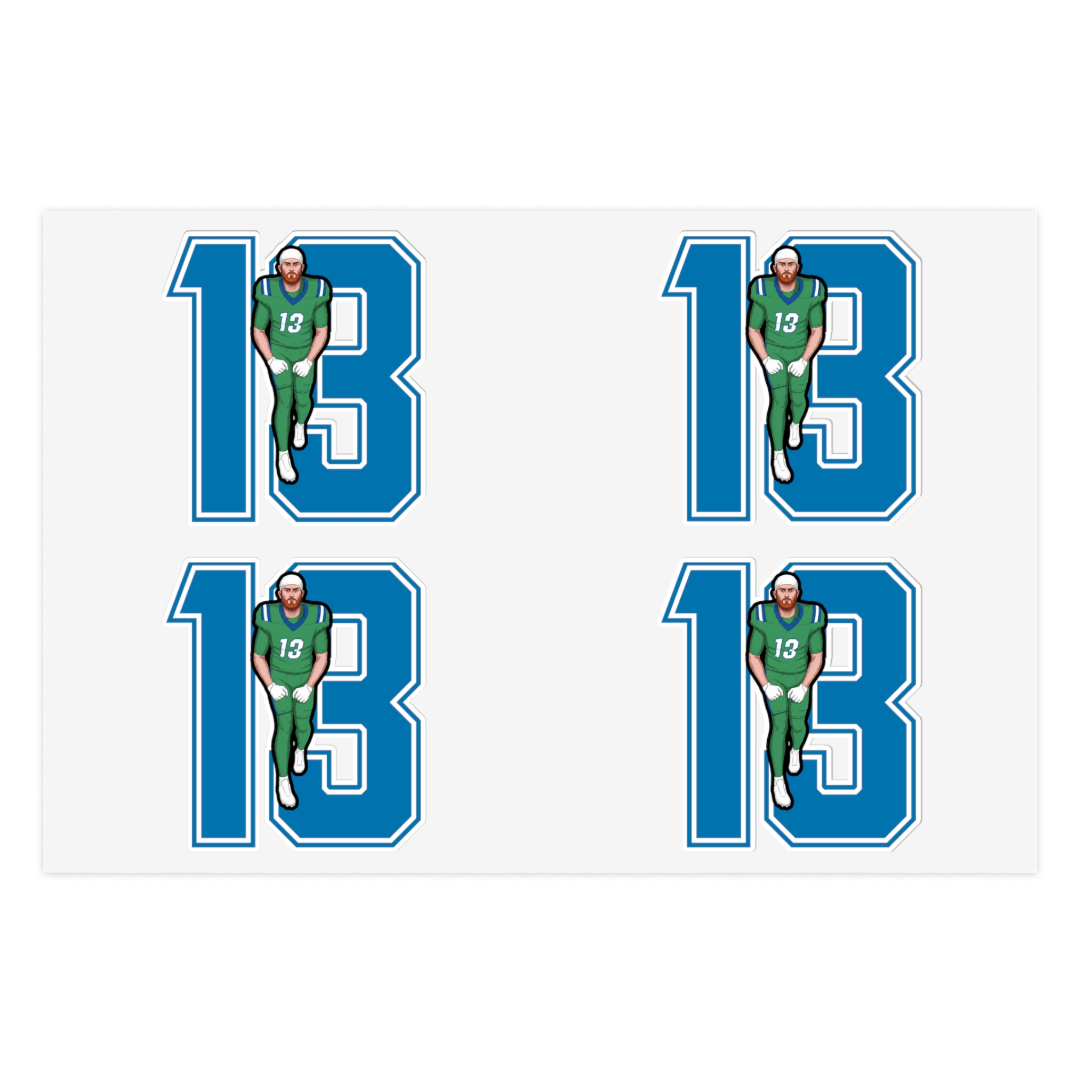 Sticker Sheet — character_number in Classic