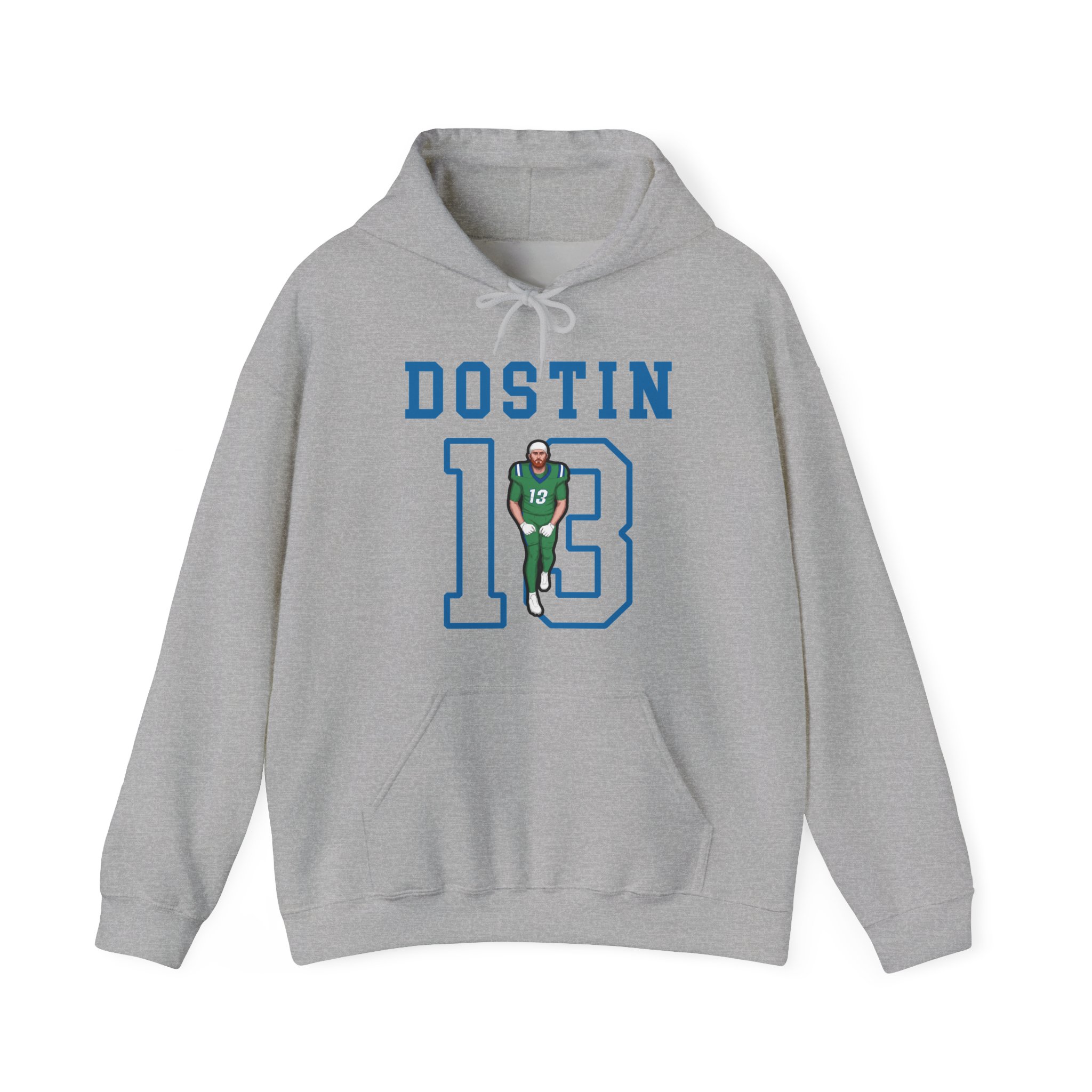 Hoodie — character_shirsey in Grey