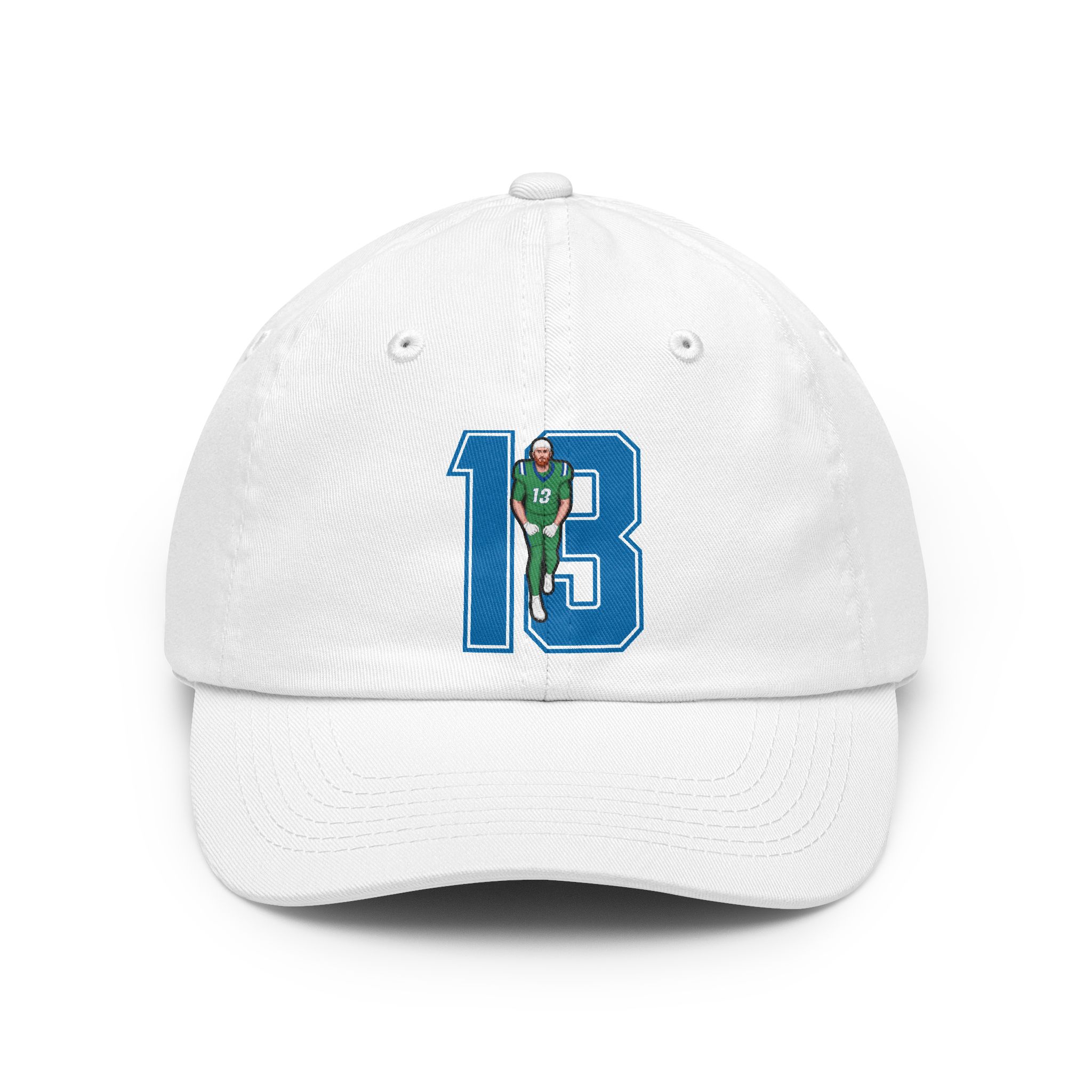 Classic Cap — character_number in White