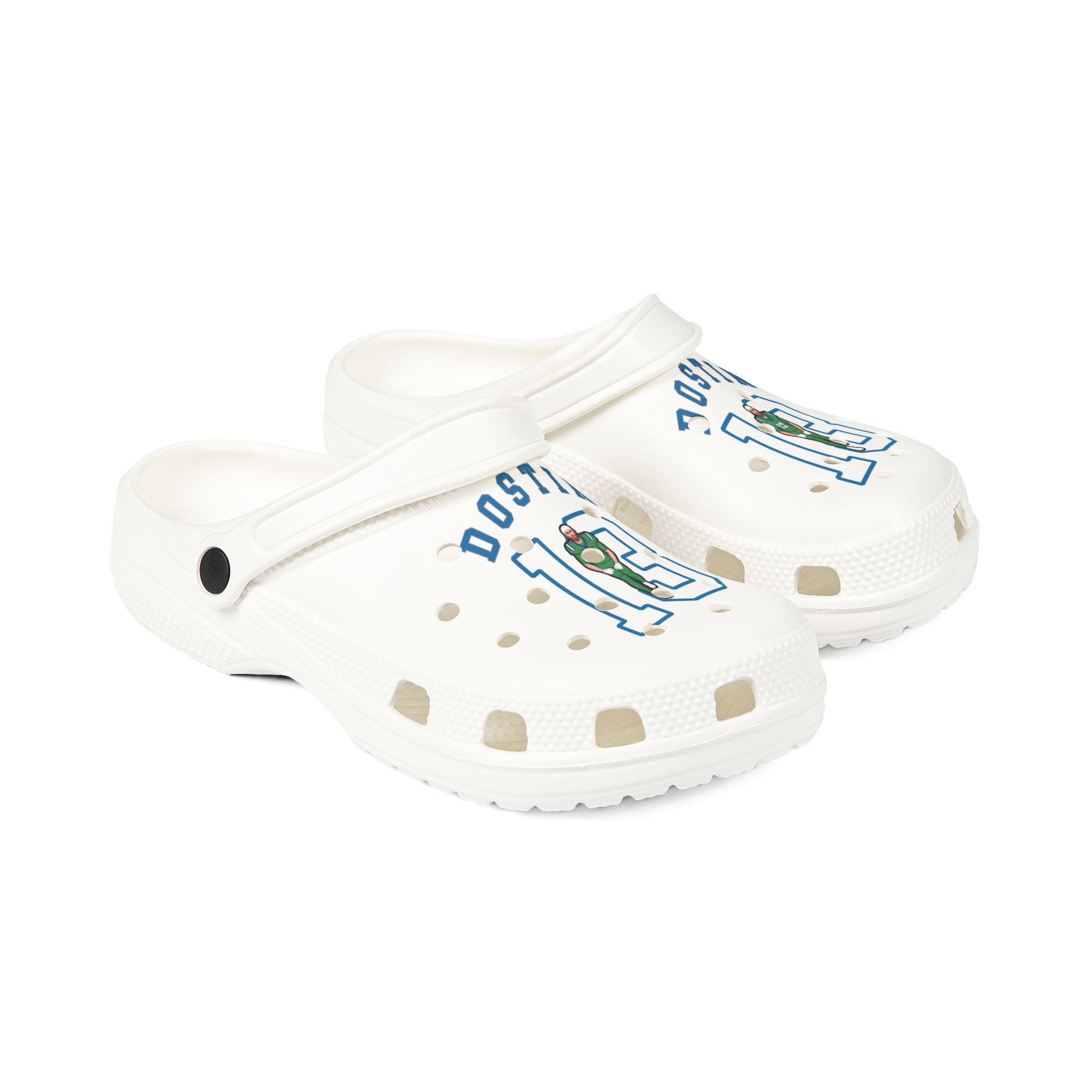Rubber Clogs — character_shirsey_arch in White