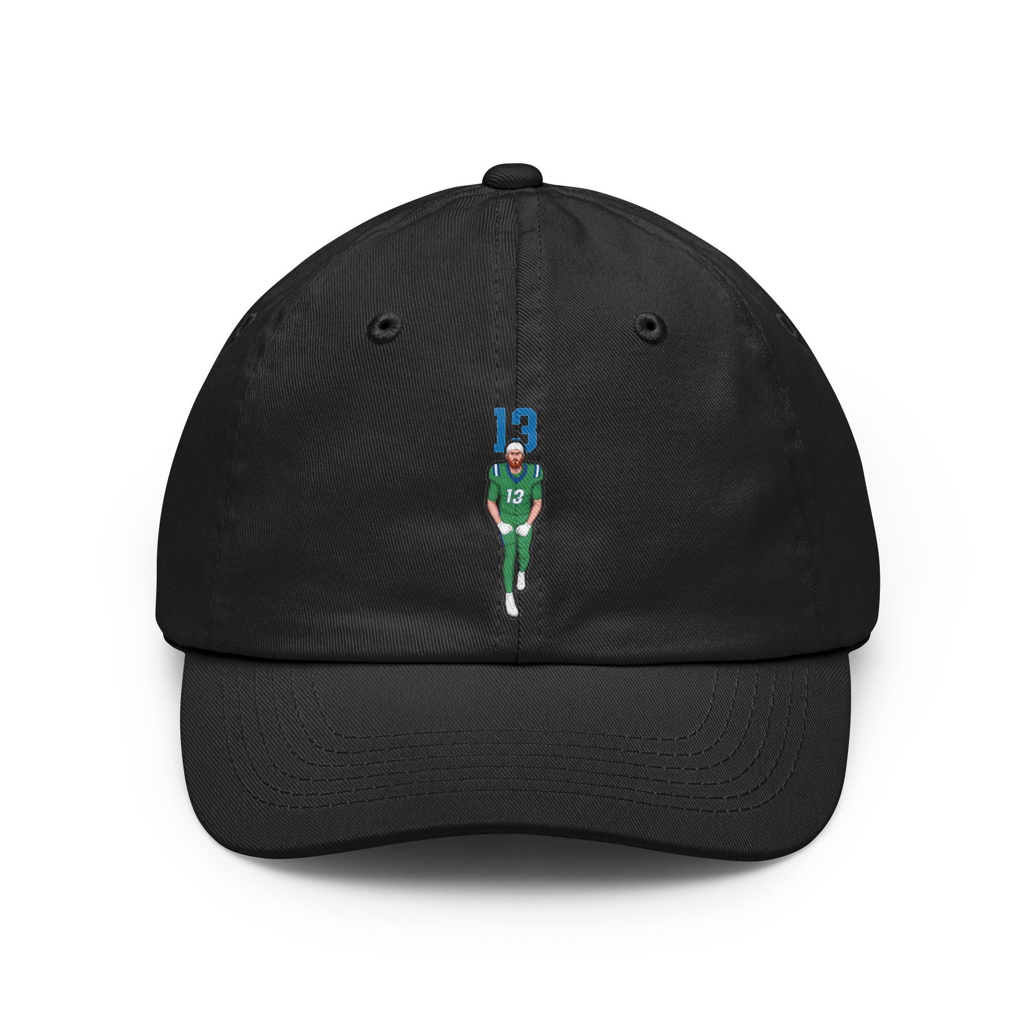 Classic Cap — character_number_top in Black
