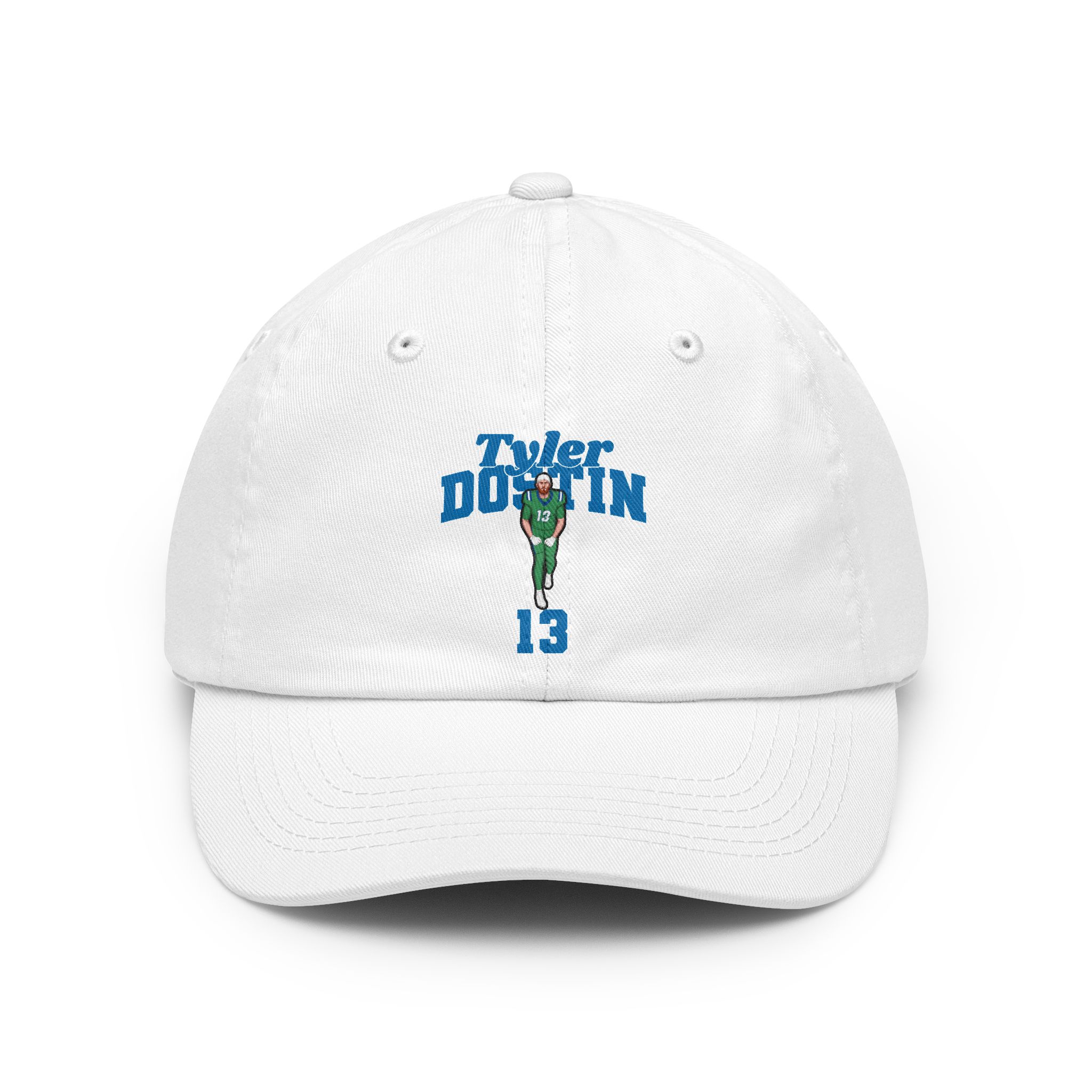 Classic Cap — character_signature_arch in White
