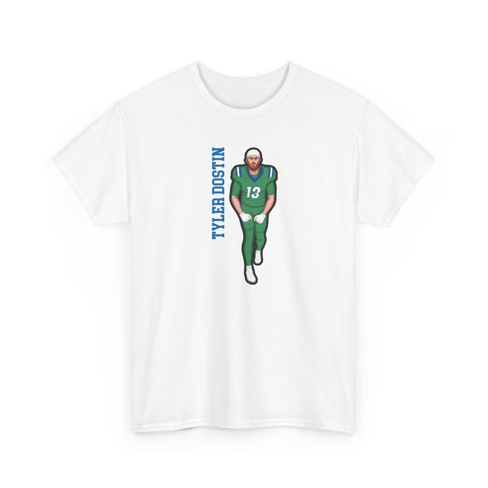Tee — character_name_vertical in White