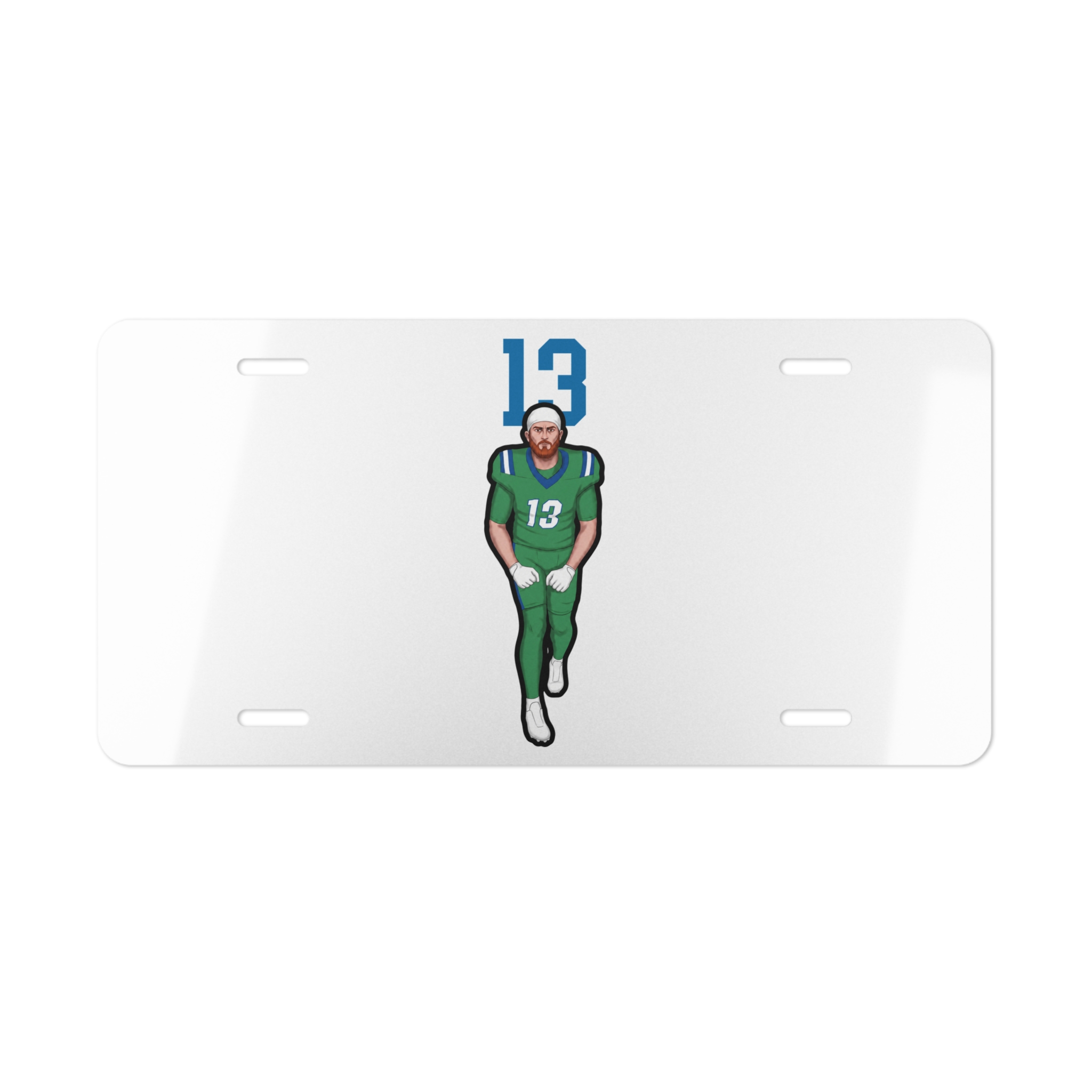 License Plate — character_number_top in Classic